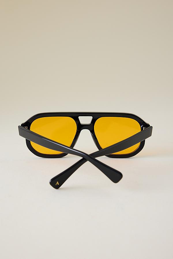 By Anthropologie The Juno Acetate Oversized Aviator  display picture 1