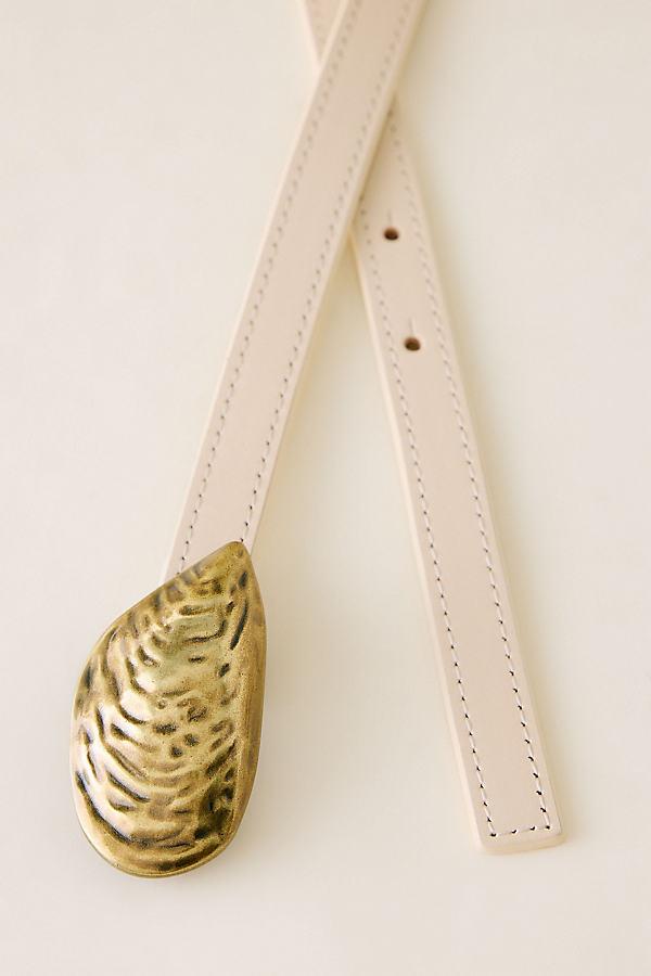 By Anthropologie Skinny Shell Hardware Belt in Natural | Lyst UK display picture 2