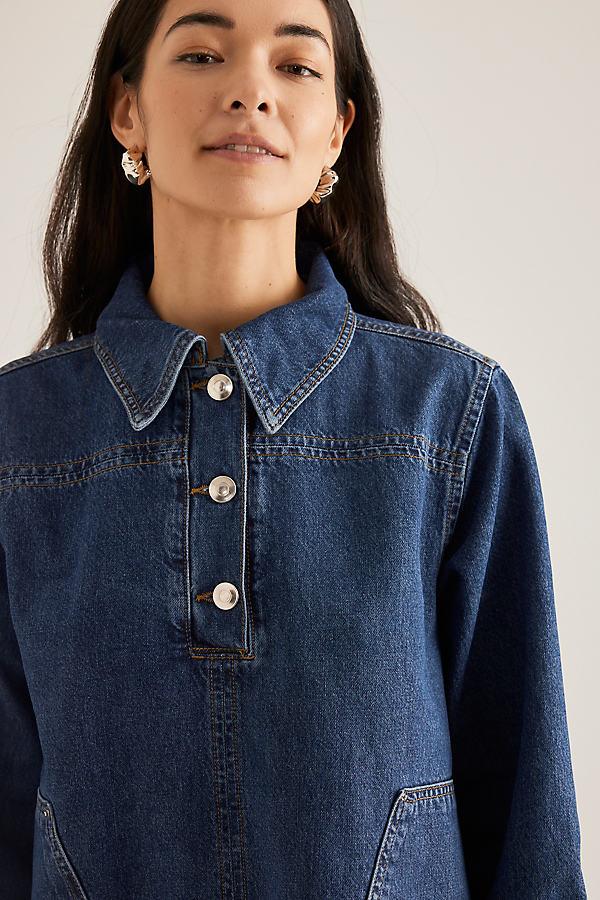 white christmas dresses I GOT WHAT YOU NEED POCKET DENIM MINI DRESS – AKIRA