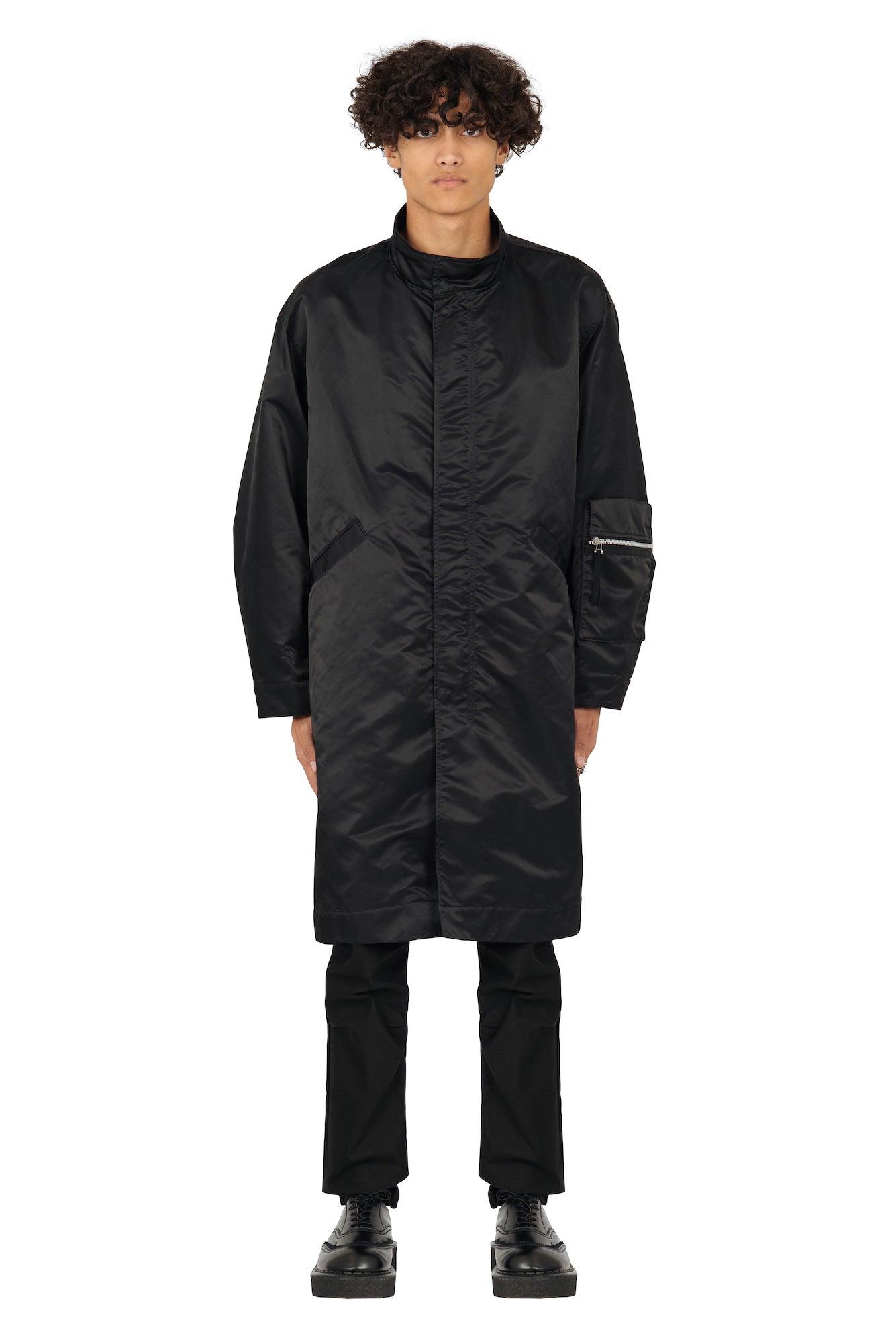 Undercover Full Length Flight Coat in Black for Men | Lyst