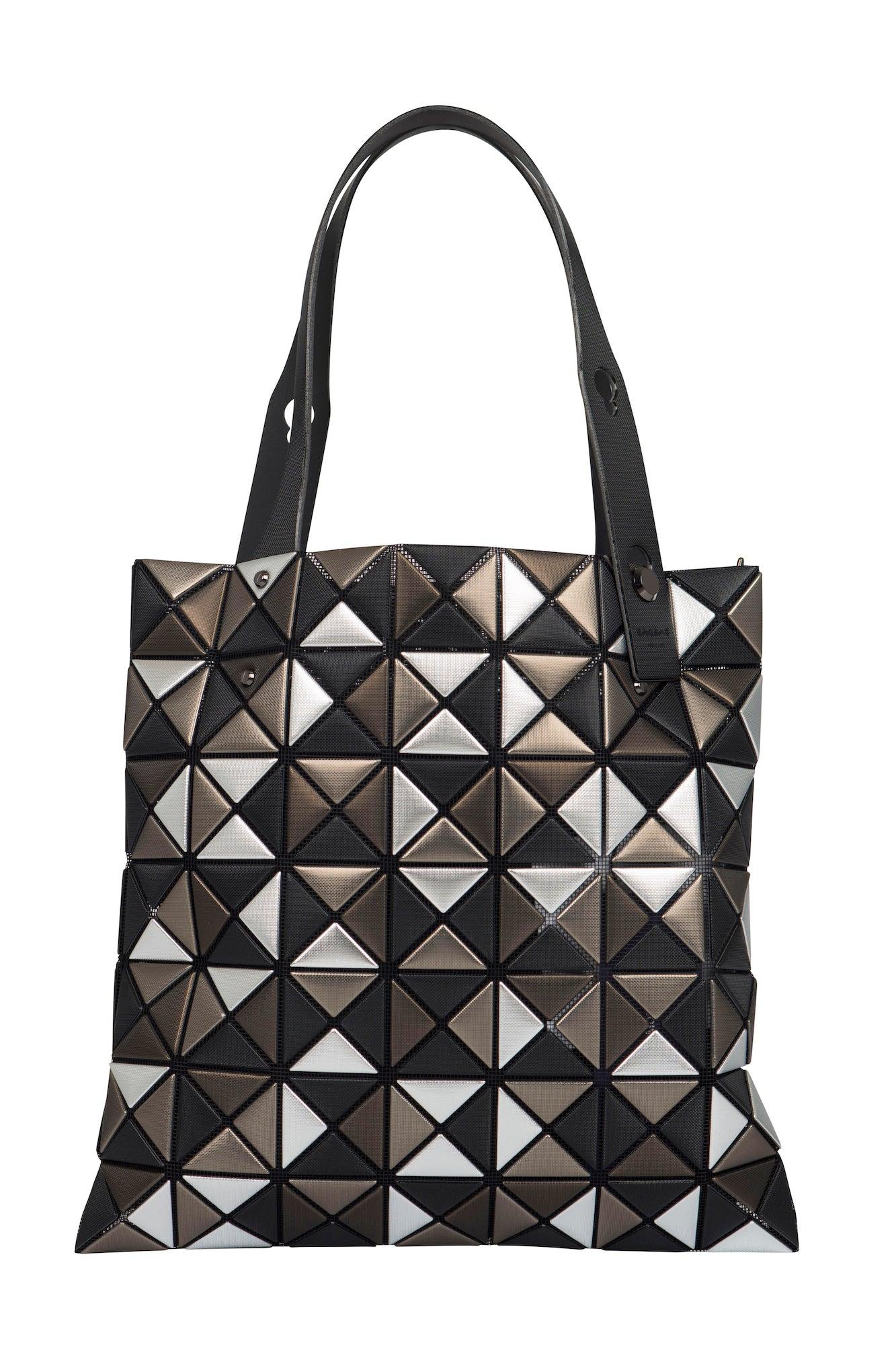 Bao Bao Issey Miyake Platinum Gunmetal Mix Tote Bag in Black | Lyst