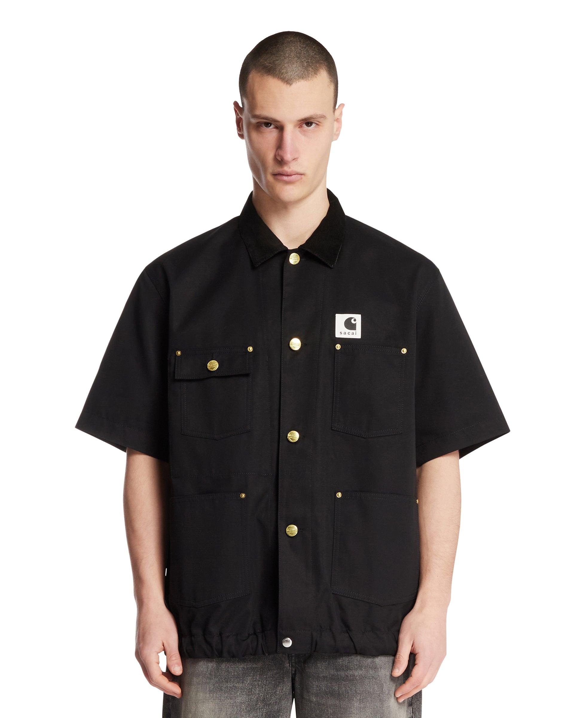 Sacai X Carhartt Wip Duck Shirt in Black for Men | Lyst UK