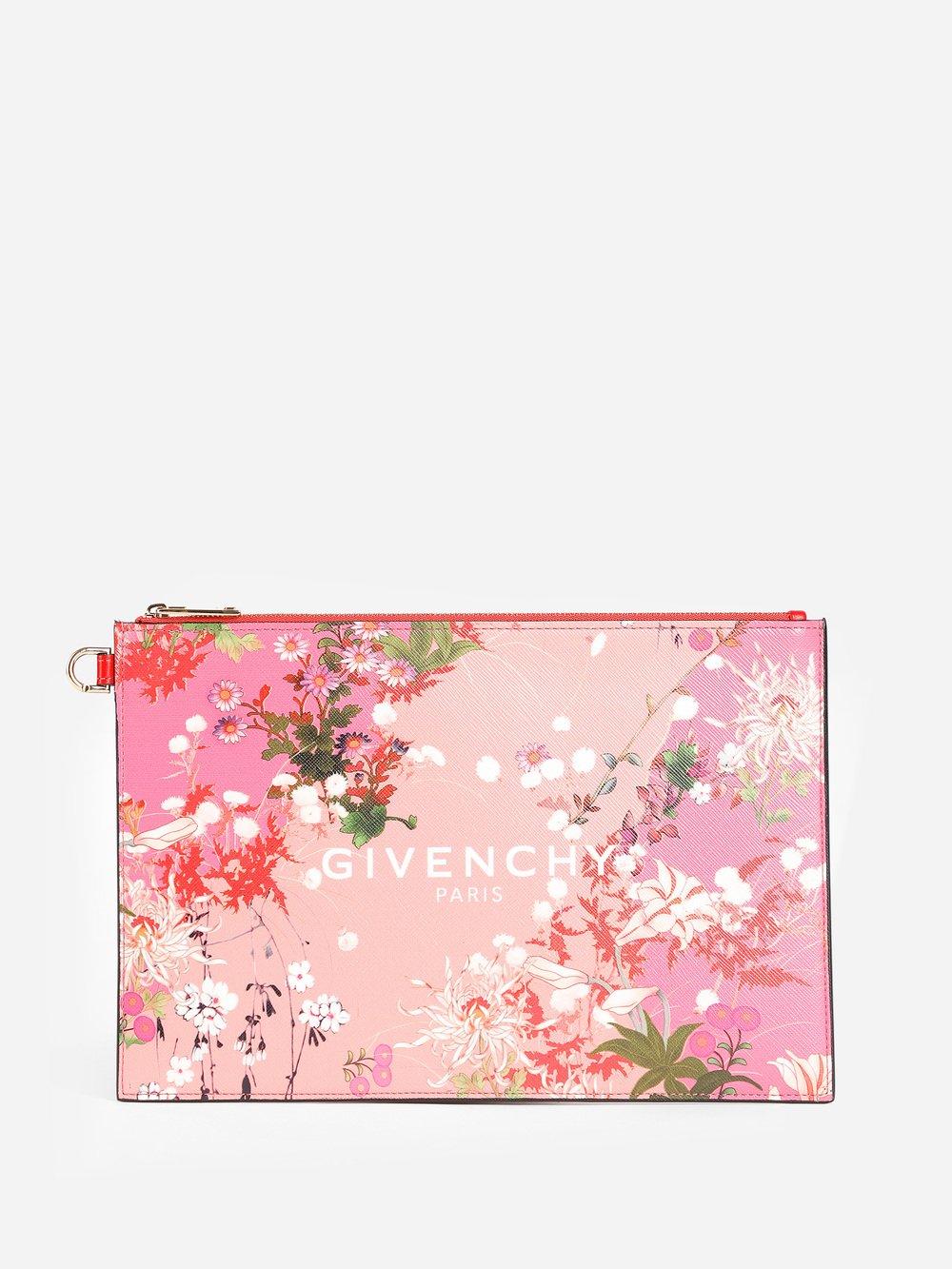 Givenchy Floral Clutch in Pink