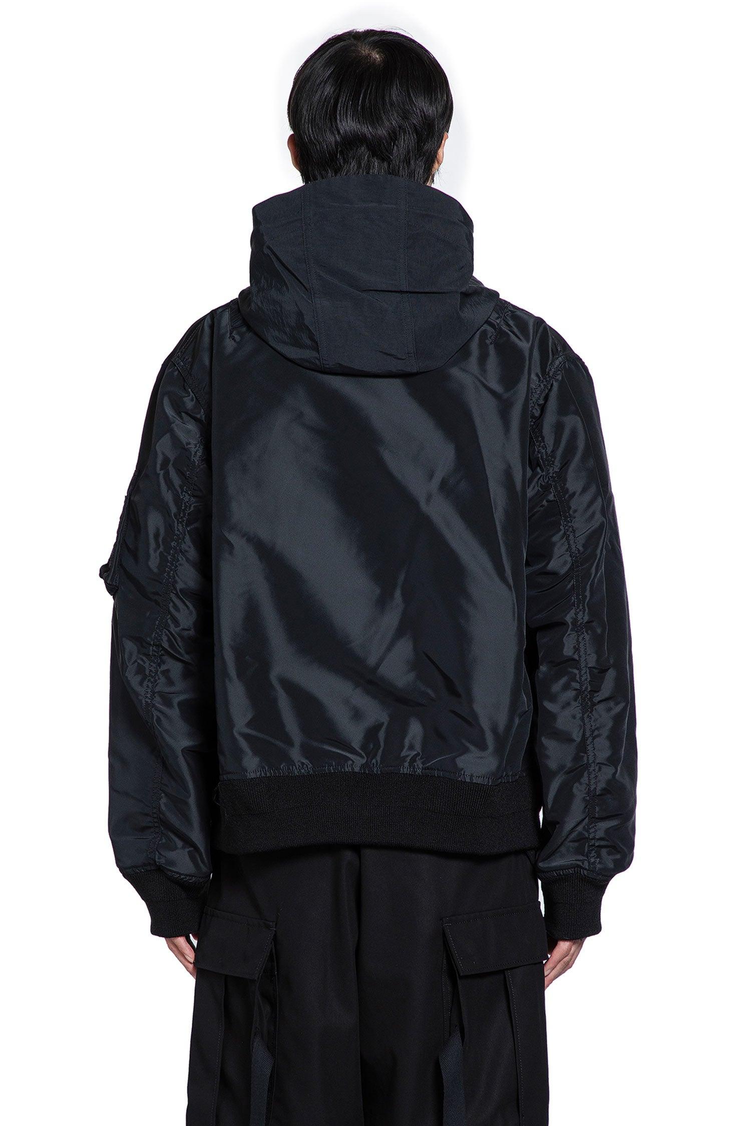 Sacai Nylon Twill X Grosgrain Blouson in Blue for Men | Lyst
