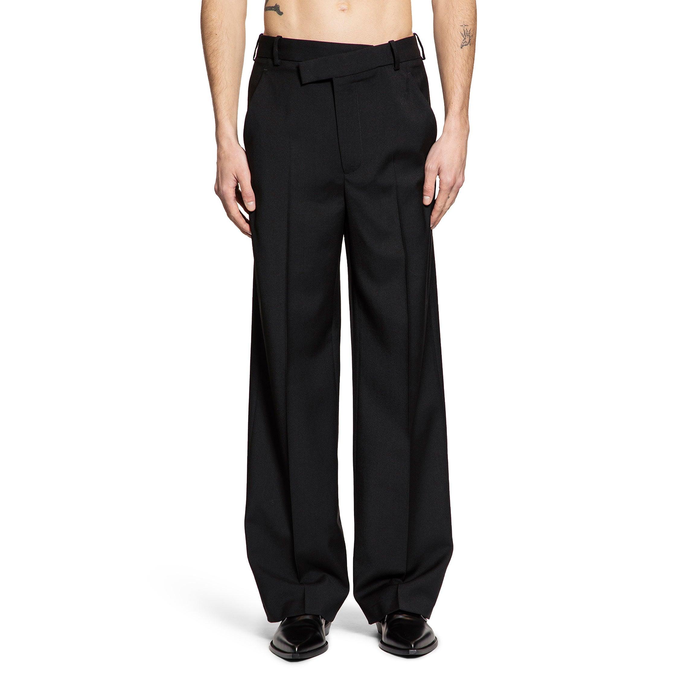Ann Demeulemeester Cyrus Wool Trousers in Black for Men | Lyst