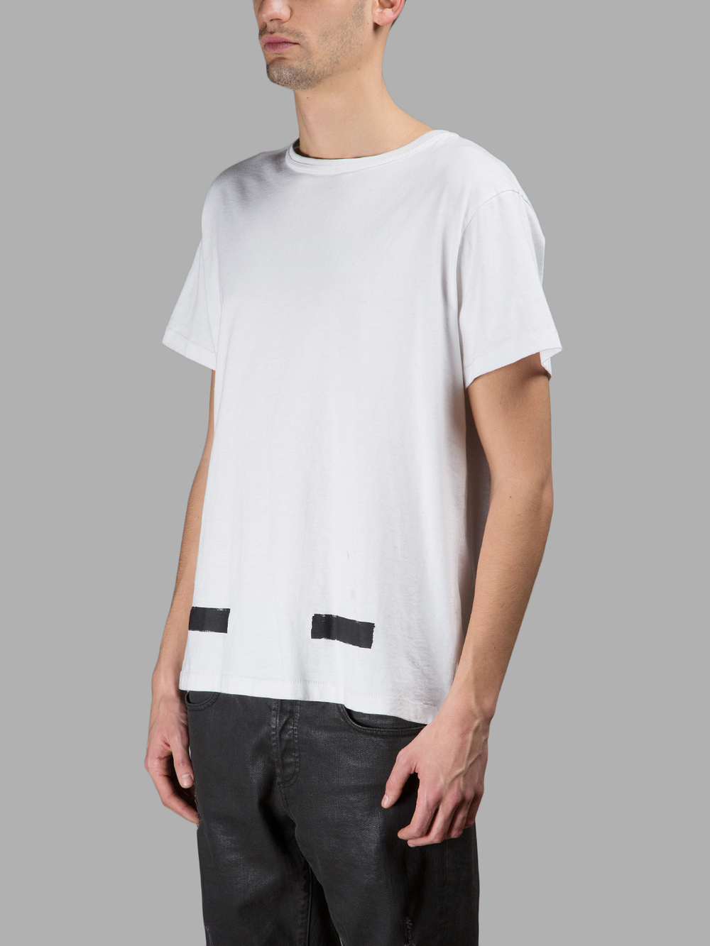 white c o virgil abloh 226 s white t shirt in white white c o virgil abloh 226 s white t shirt in white
