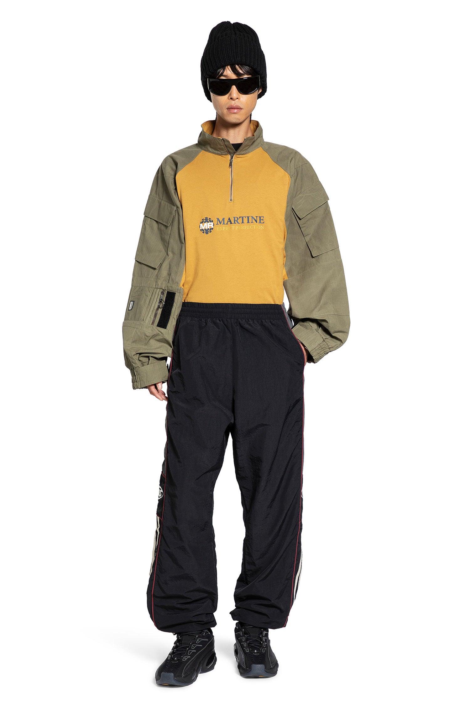 Martine Rose Shrunken Utility Sleeve Shirt in Yellow for Men | Lyst