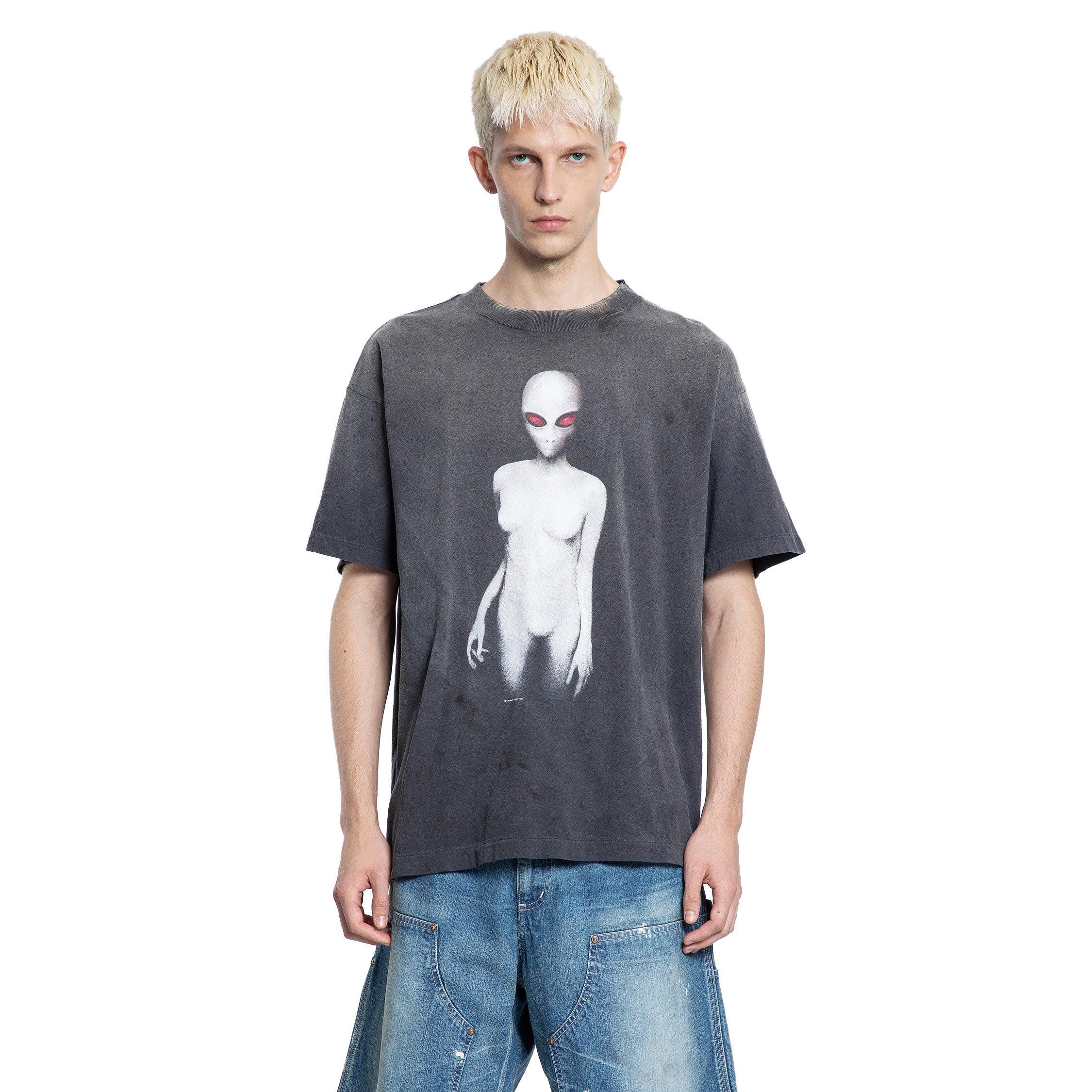 トップス saint michael alien Saint Michael Alien Short Sleeve T-Shirt in Blue for Men | Lyst