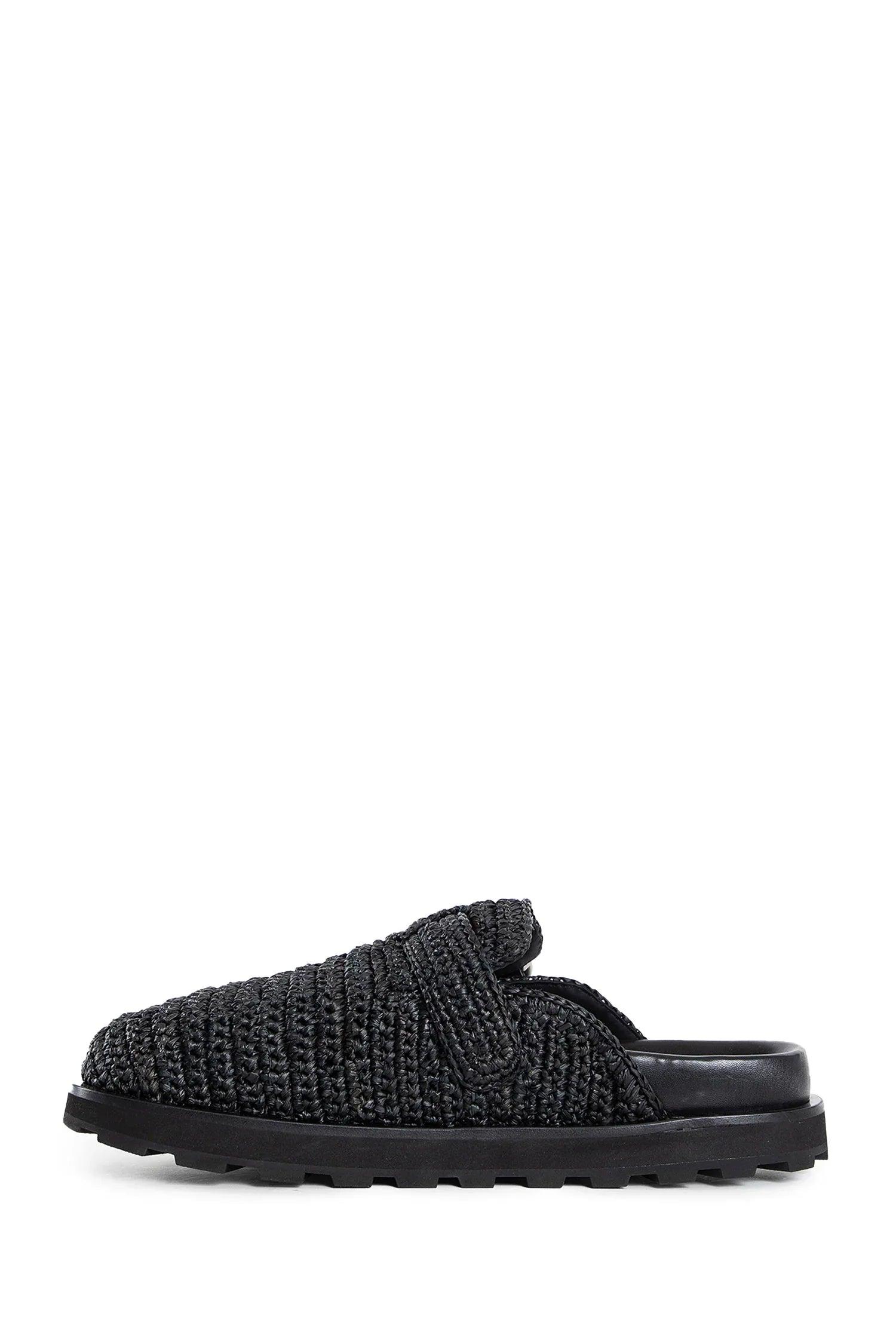 サンダル・ミュール JIL SANDER Dark Brown Leather Slippers Jil Sander Dark Brown Leather Slippers | italist