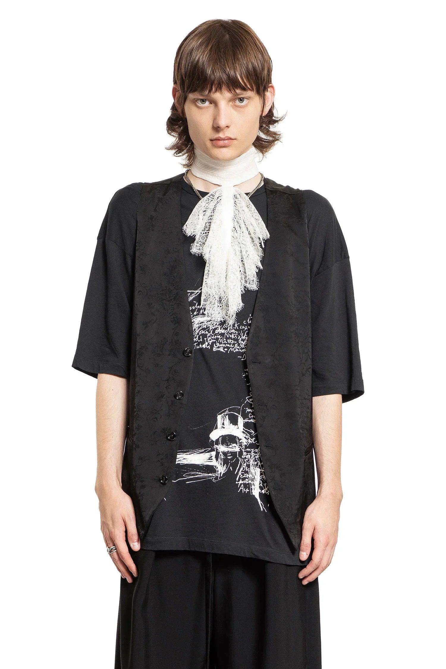 Ann Demeulemeester Dieter 'Sketchbook' High-Comfort T-Shirt in