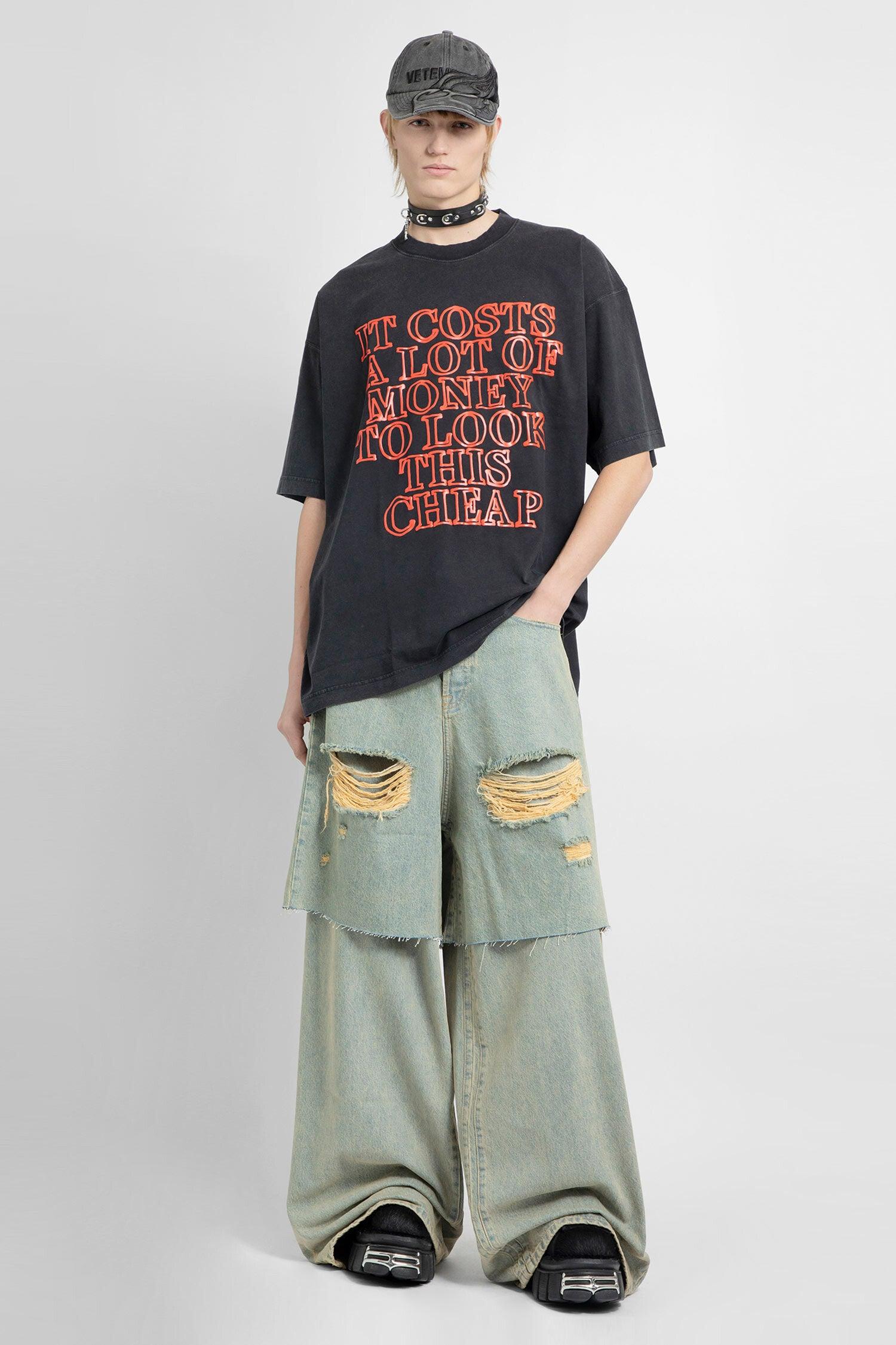 Vetements Vetets T-shirts in Black for Men | Lyst
