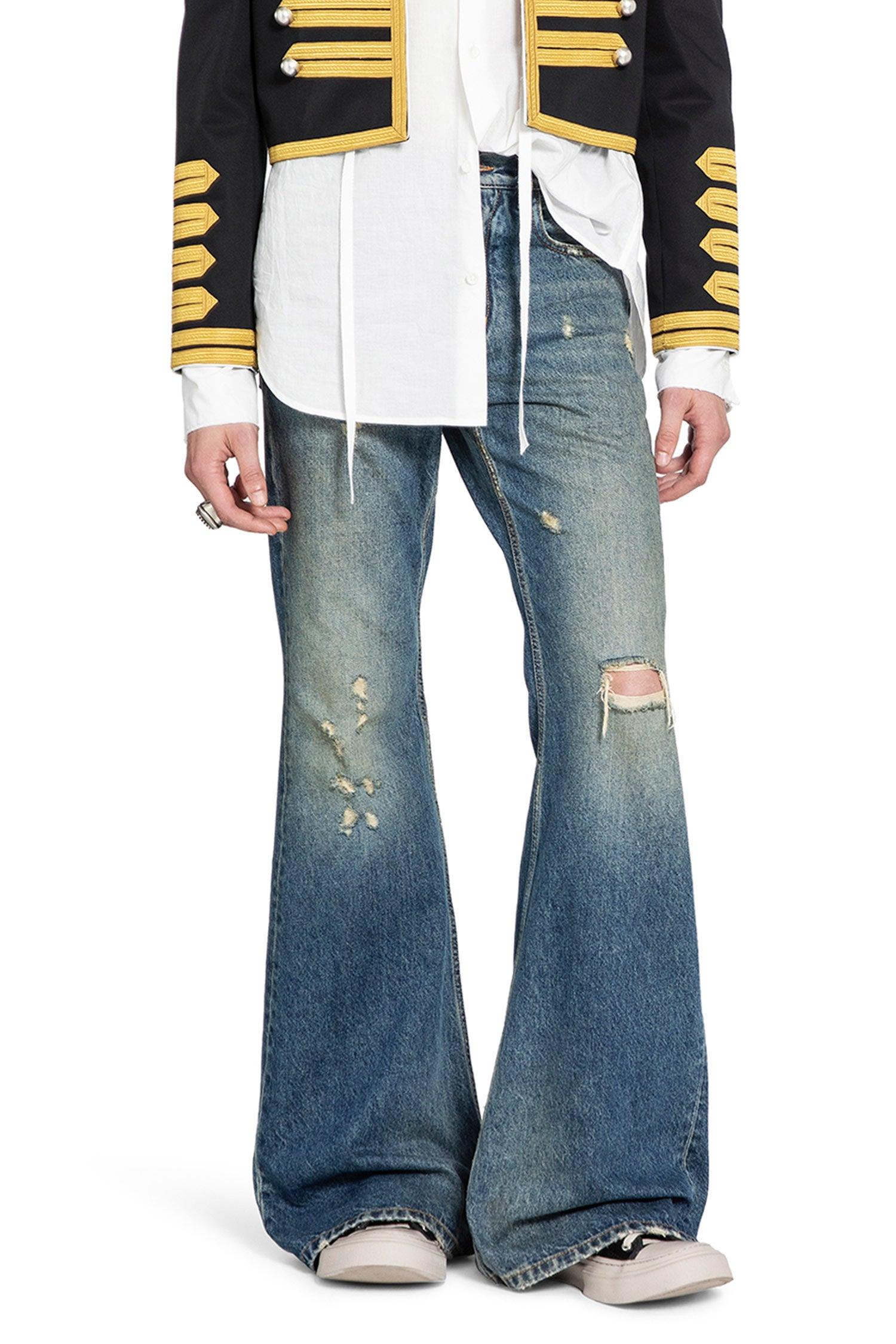 Ann Demeulemeester Hamo Bootcut Jeans in Blue for Men | Lyst