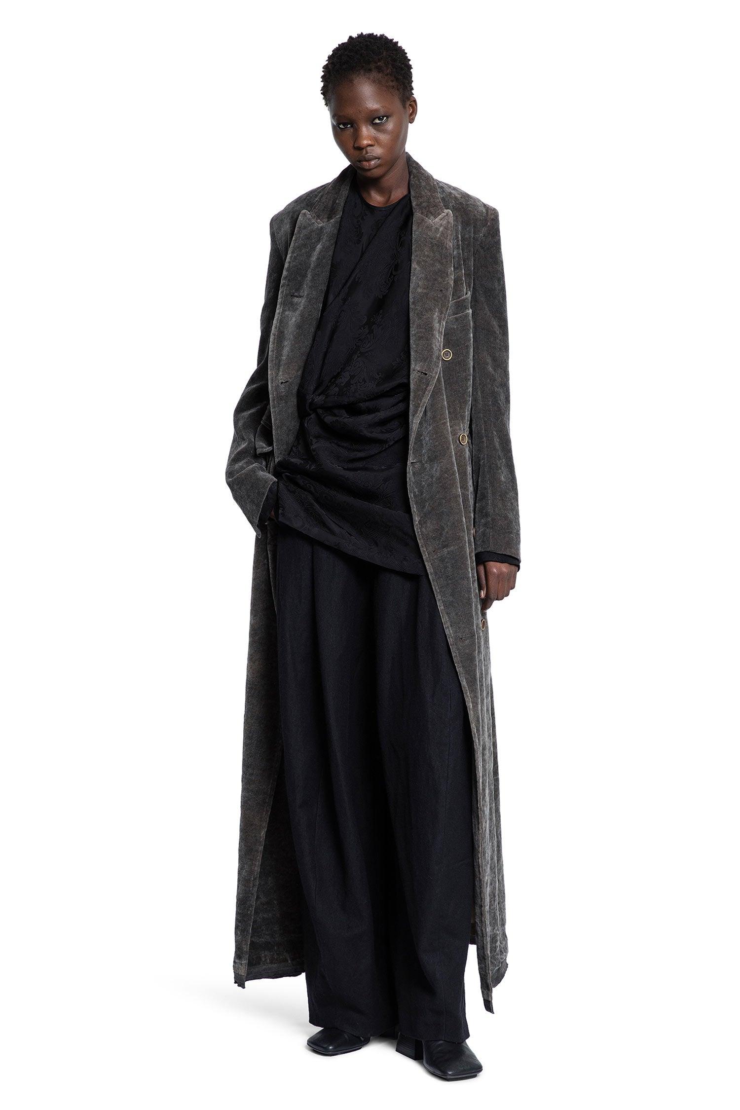 Uma Wang Cigna Coat in Black | Lyst UK