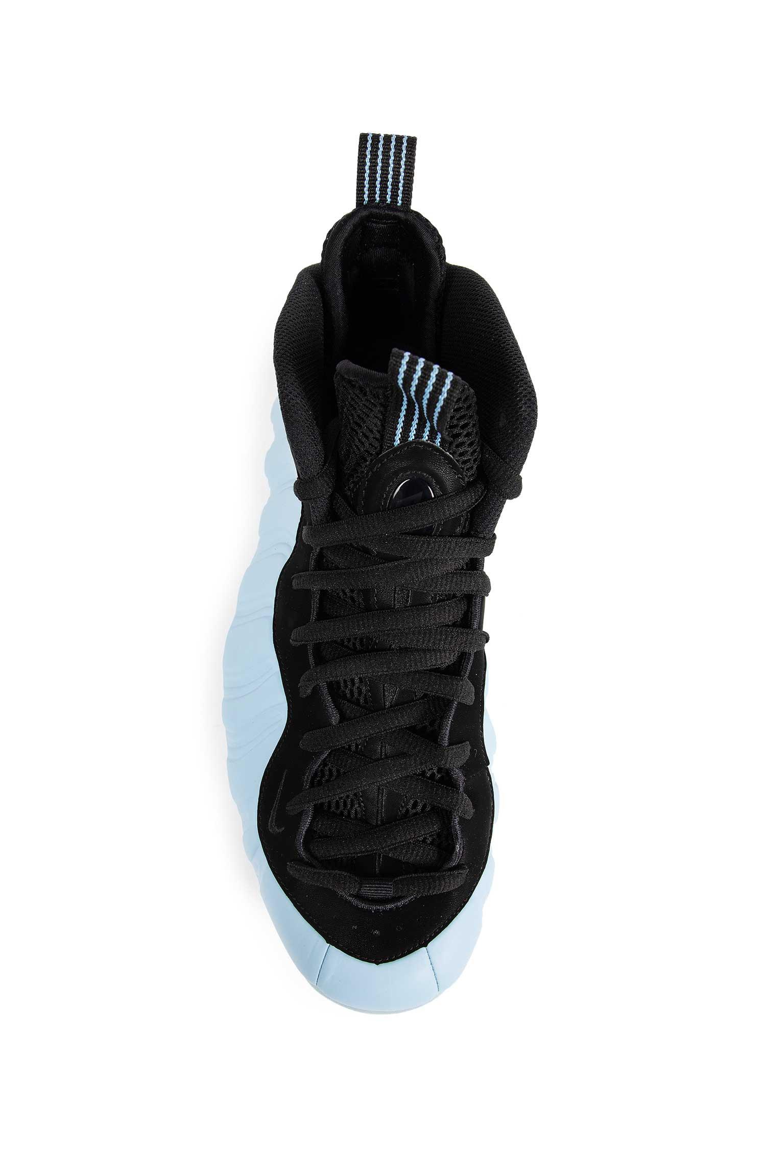 nike little posite one black blue lagoon