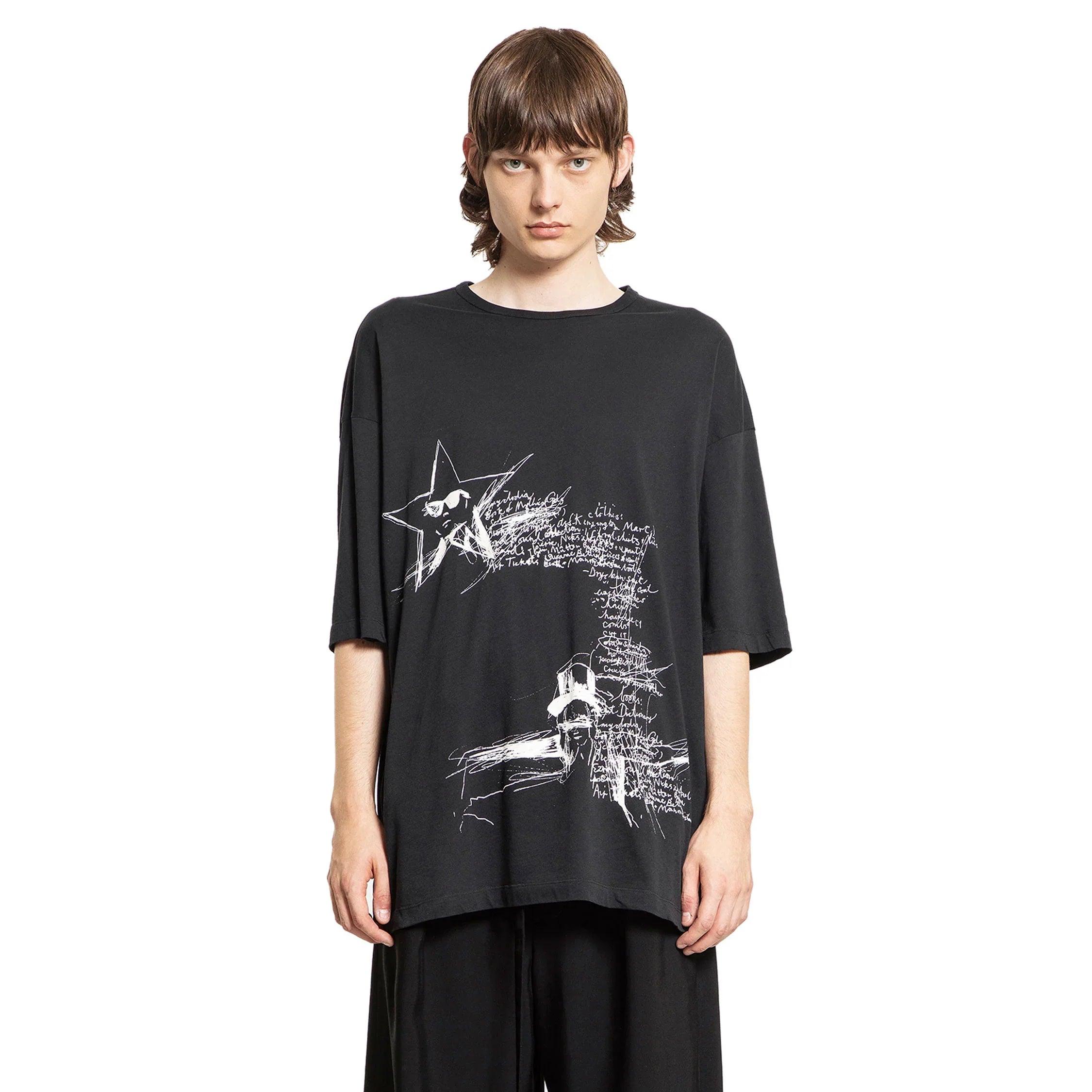 Ann Demeulemeester Dieter 'Sketchbook' High-Comfort T-Shirt in