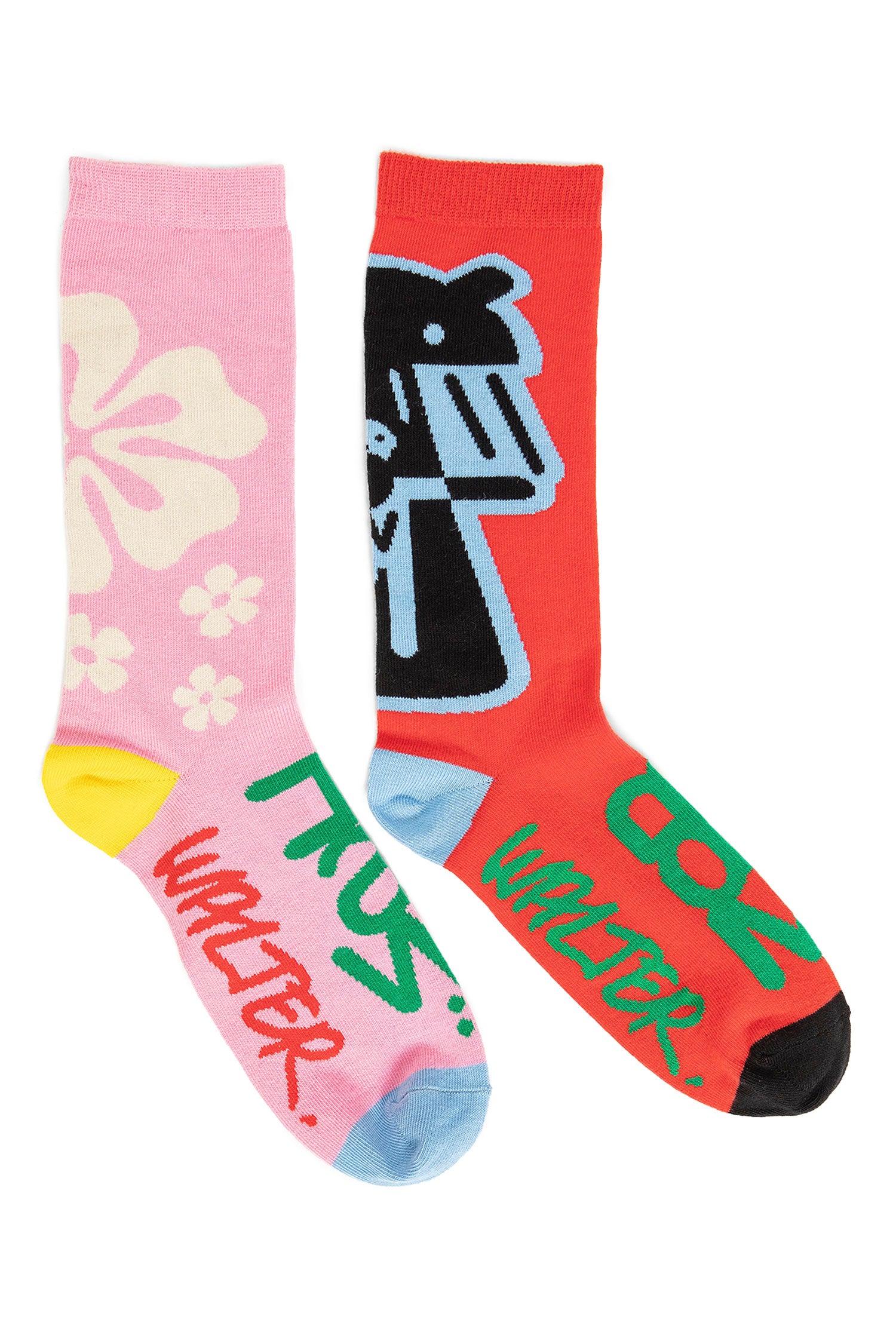 AW18 Walter Van Beirendonck TOM BOT Socks w&lt ウォルター 靴下 | nitako