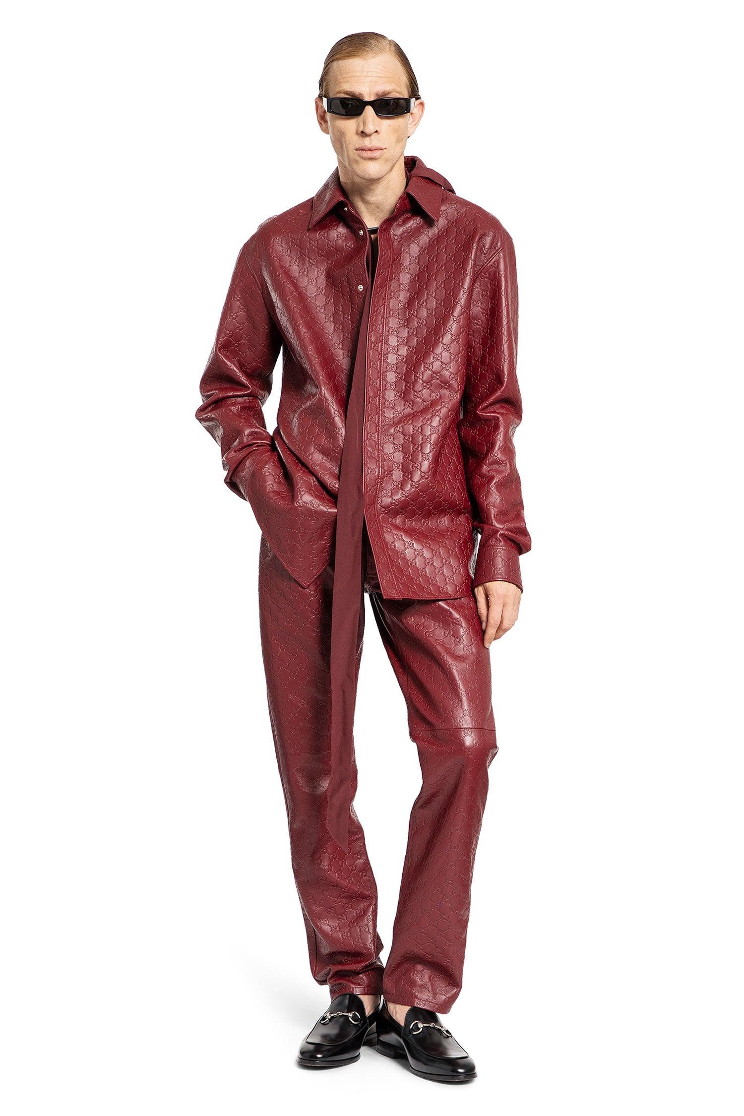 Gucci Trousers in Red for Men | Lyst
