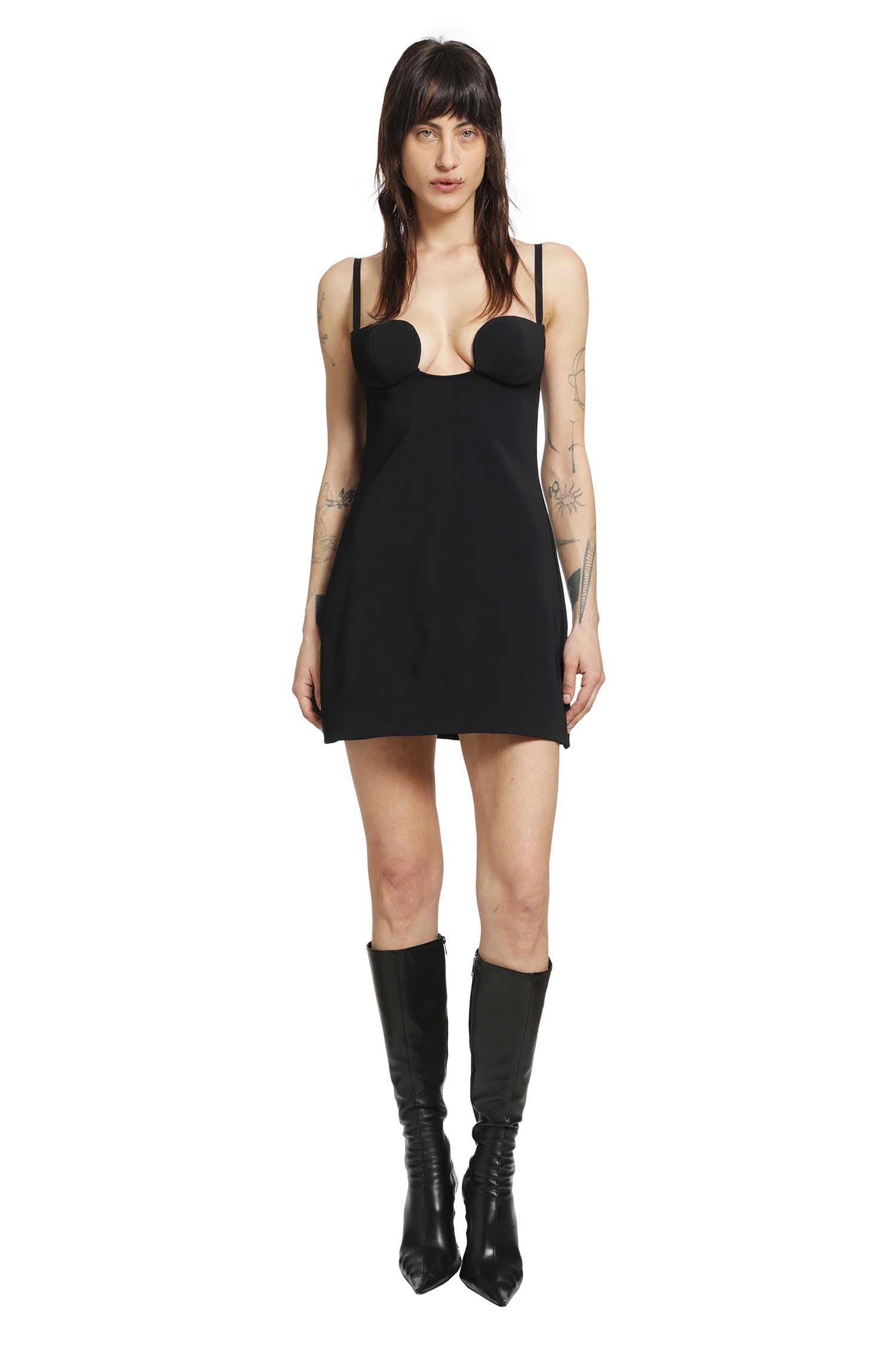 birthday dress miami ASYMMETRIC DRAPED BRA DRESS 44