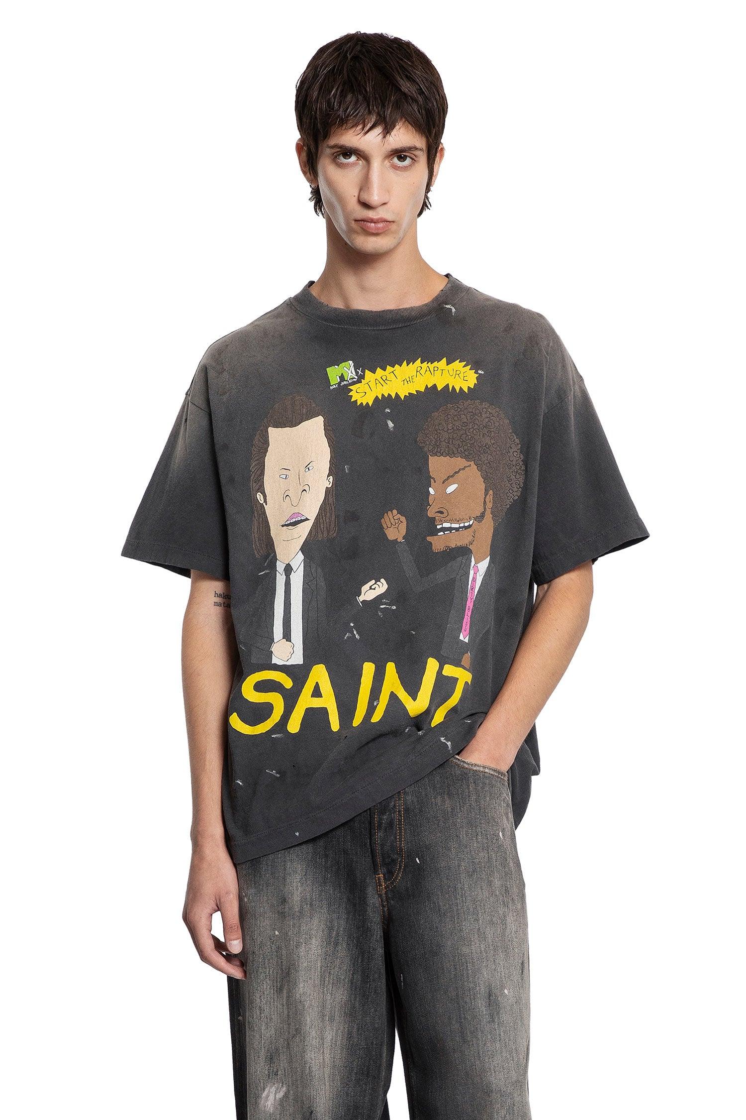 Saint Michael Rapture Short Sleeve Tee in Black for Men | Lyst