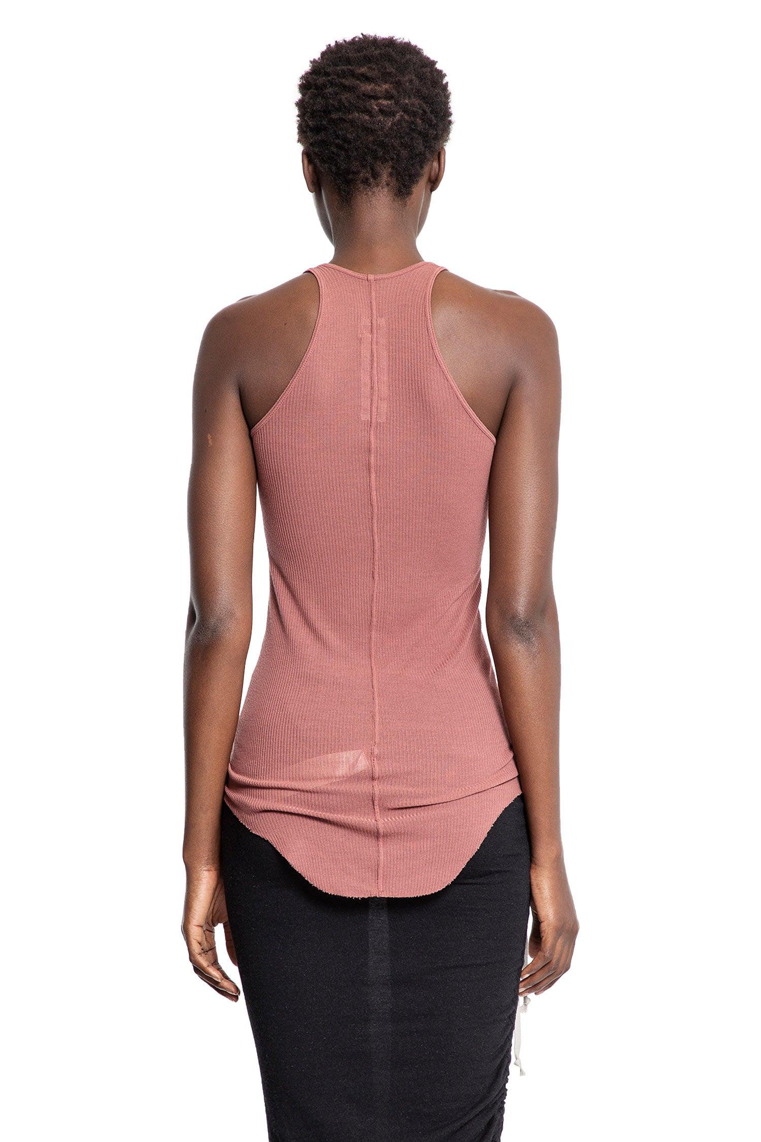 トップス Rick Owens 2020AW ribbed sleeveless top Rick Owens Ribbed Tank Top | Black | FARFETCH