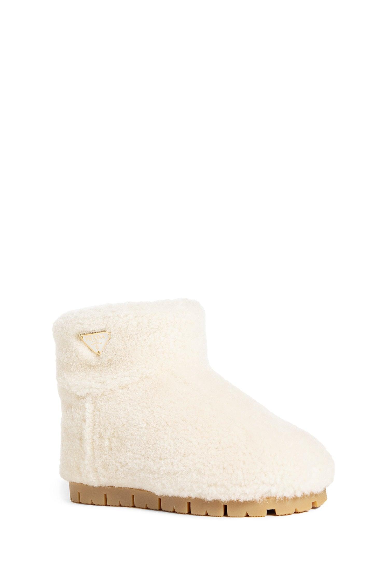 Prada white booties hotsell