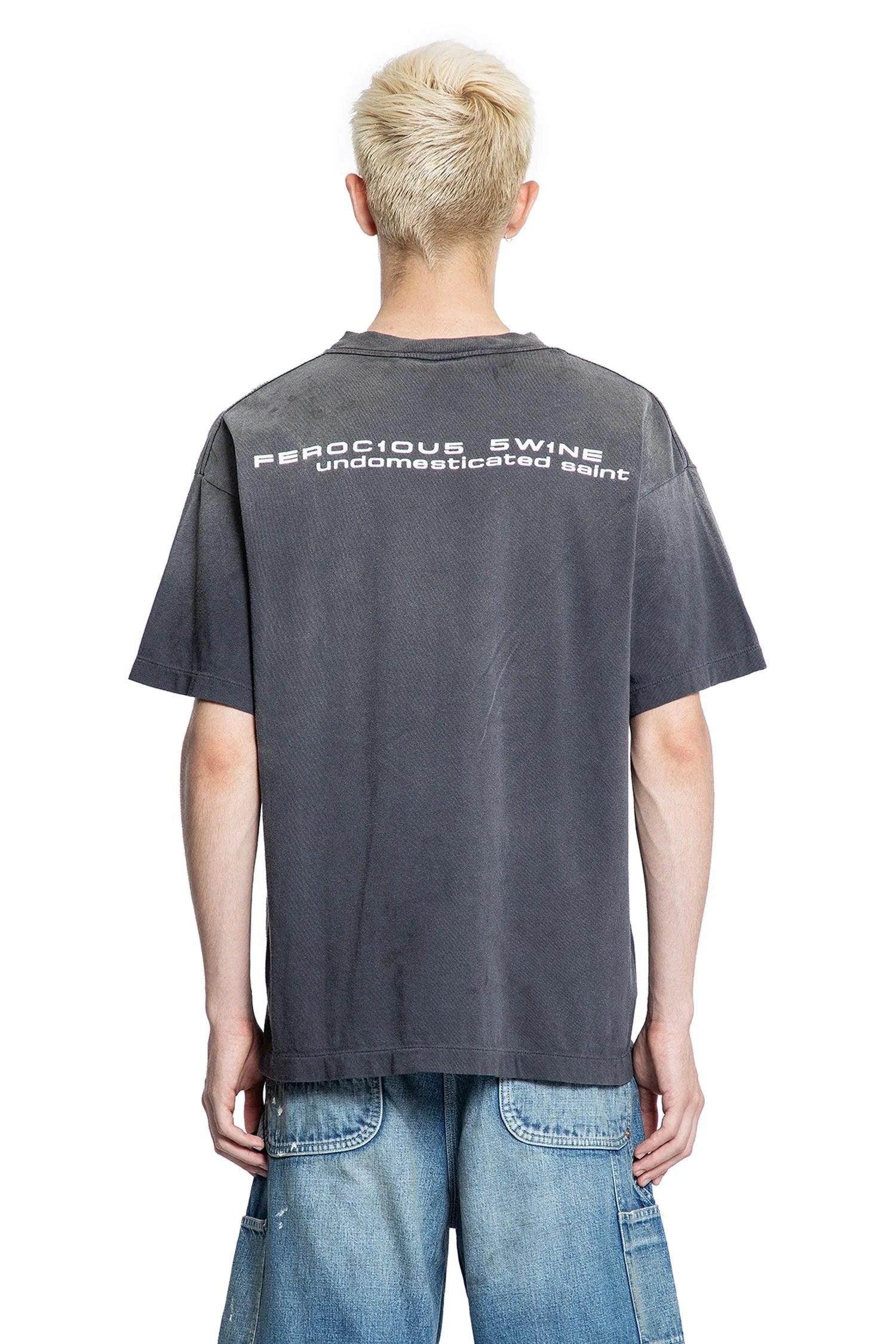 Saint Michael Alien Short Sleeve T-Shirt in Blue for Men | Lyst