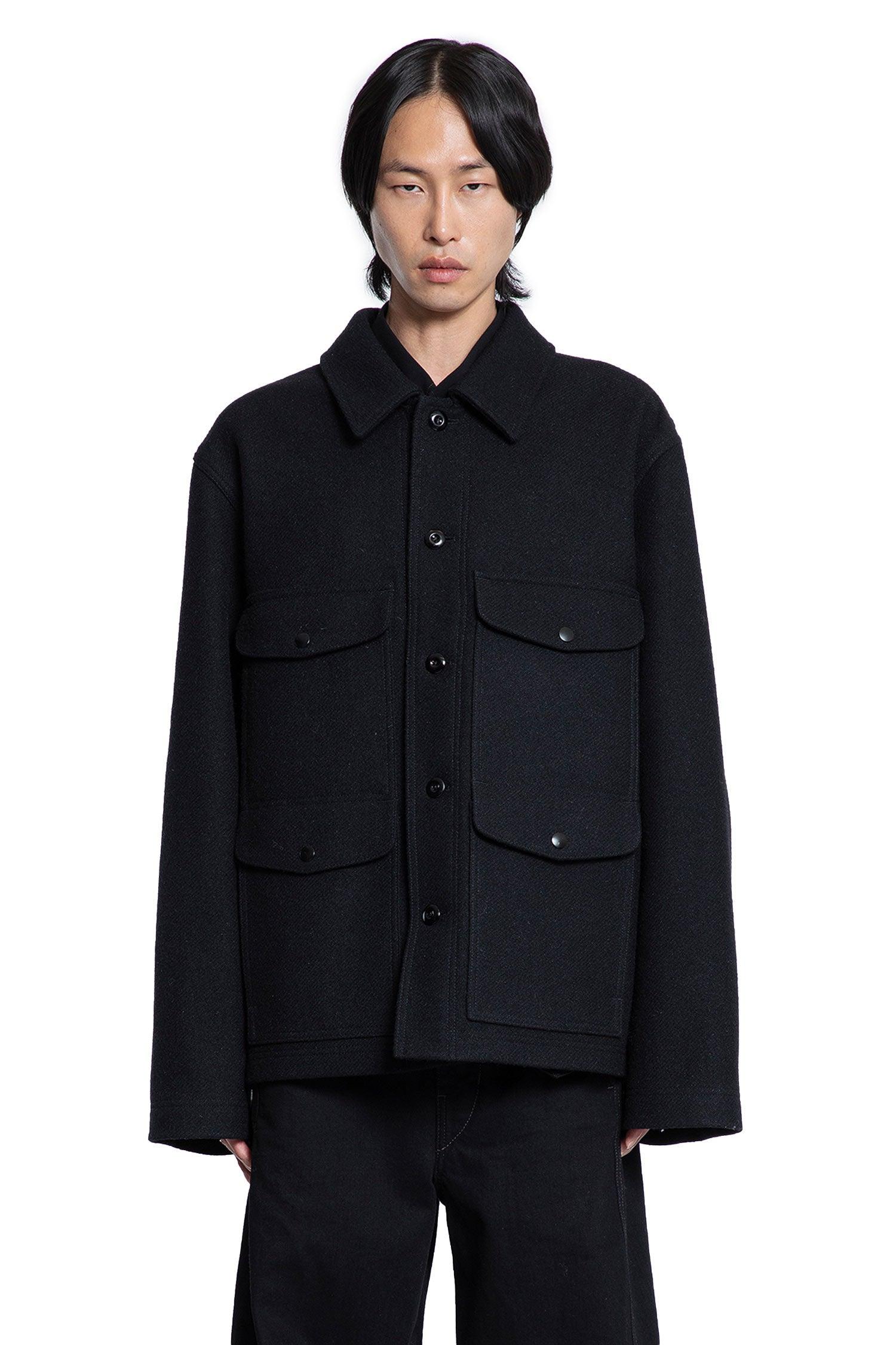 Lemaire Utility Jacket in Black for Men | Lyst UK