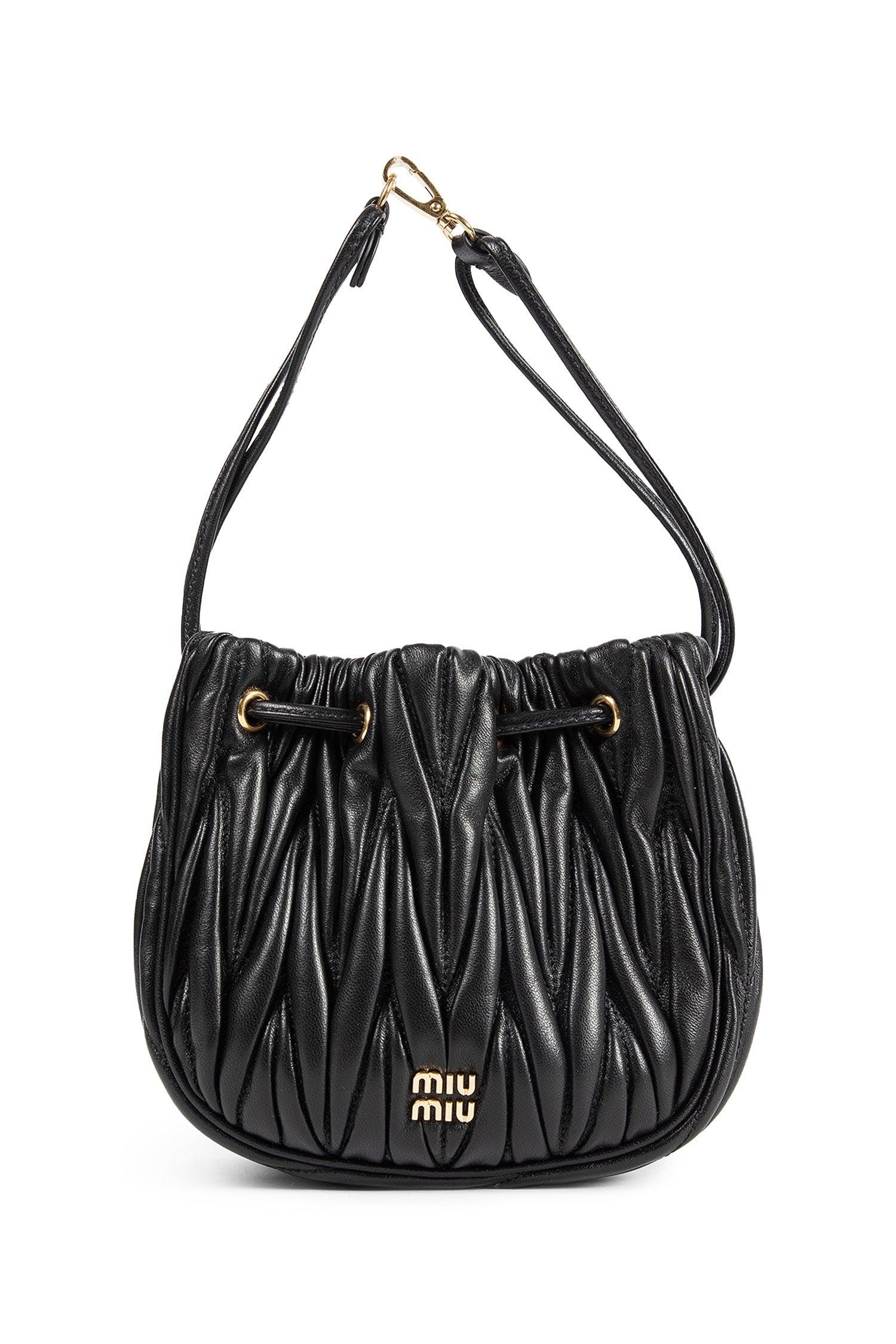 Hobo Bag Pochette MatelassÃ© Miu Miu Matelassé Nappa Leather Pouch