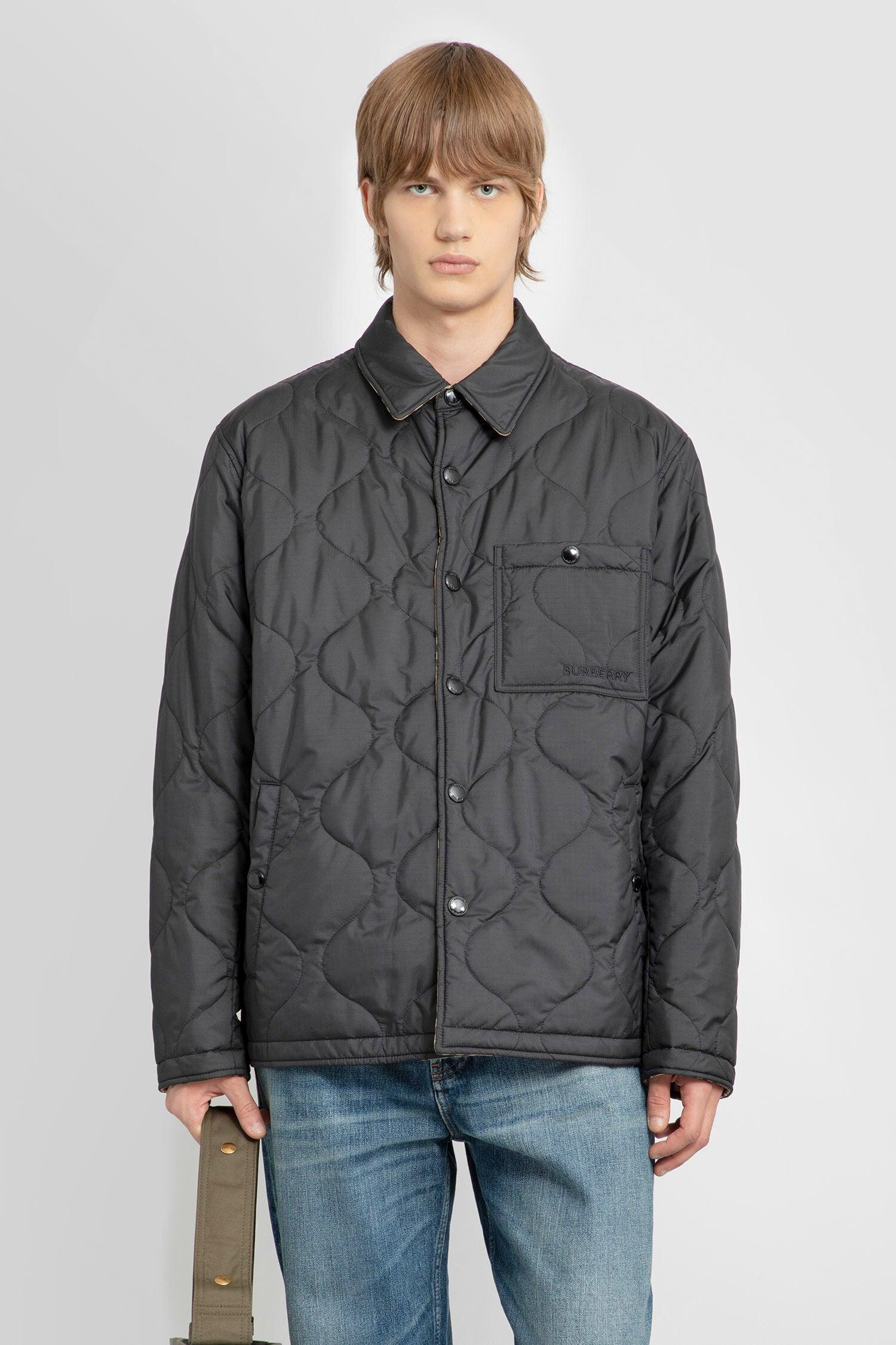 Burberry Jackets in Gray for Men | Lyst