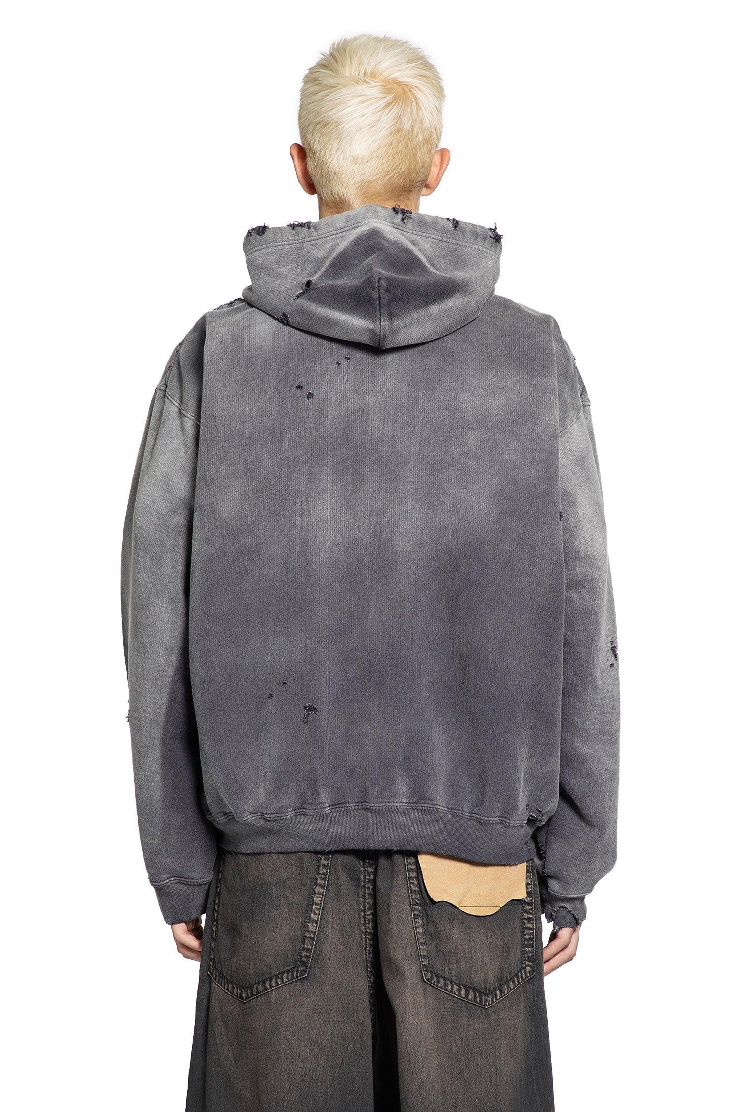 ◎MIHARA YASUHIRO full zip foodie Maison Mihara Yasuhiro - Full zip hoodie grey - The Corner