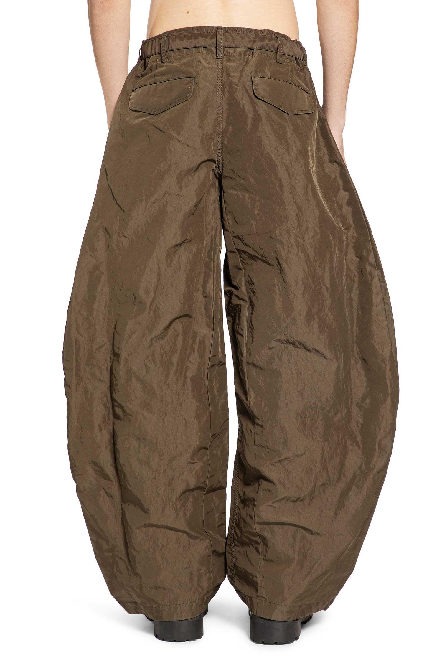 Sacai Treated Nylon Twill Pants in Brown for Men | Lyst
