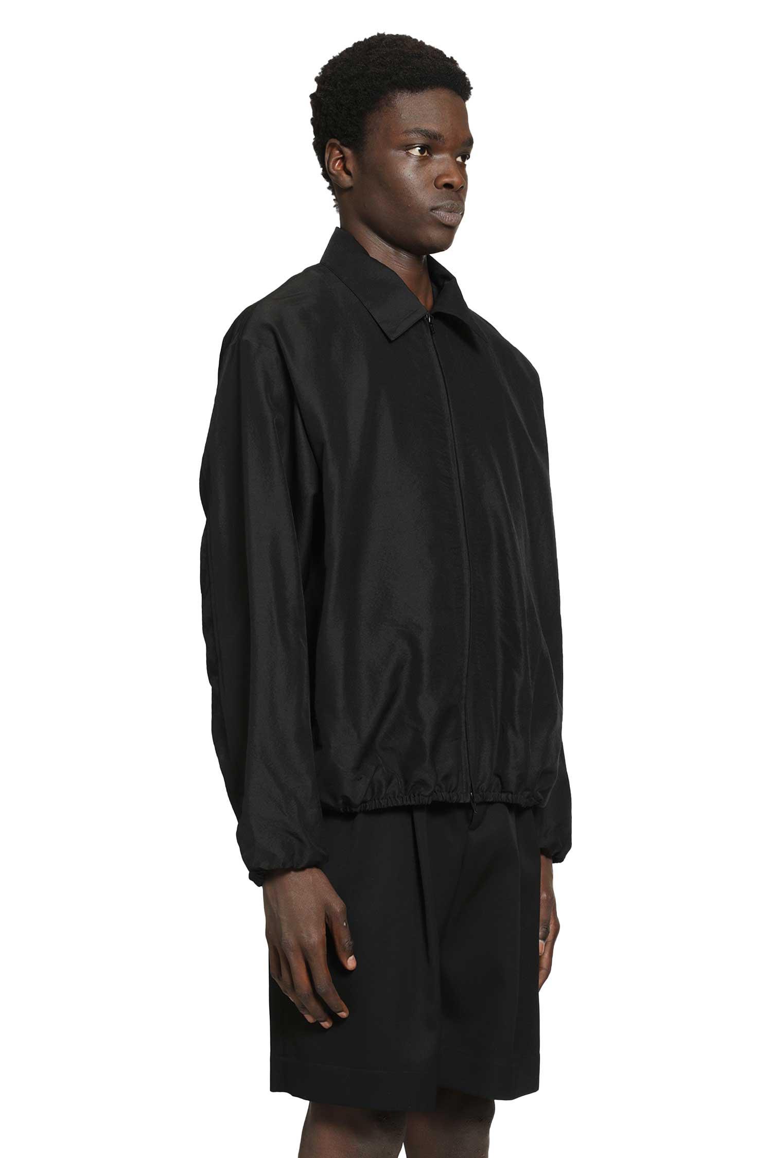 ジャケット・アウター Ssstein WOOL SILK COLLARED ZIP JACKET S Ssstein Wool Silk Collared Zip Jacket in Black for Men | Lyst