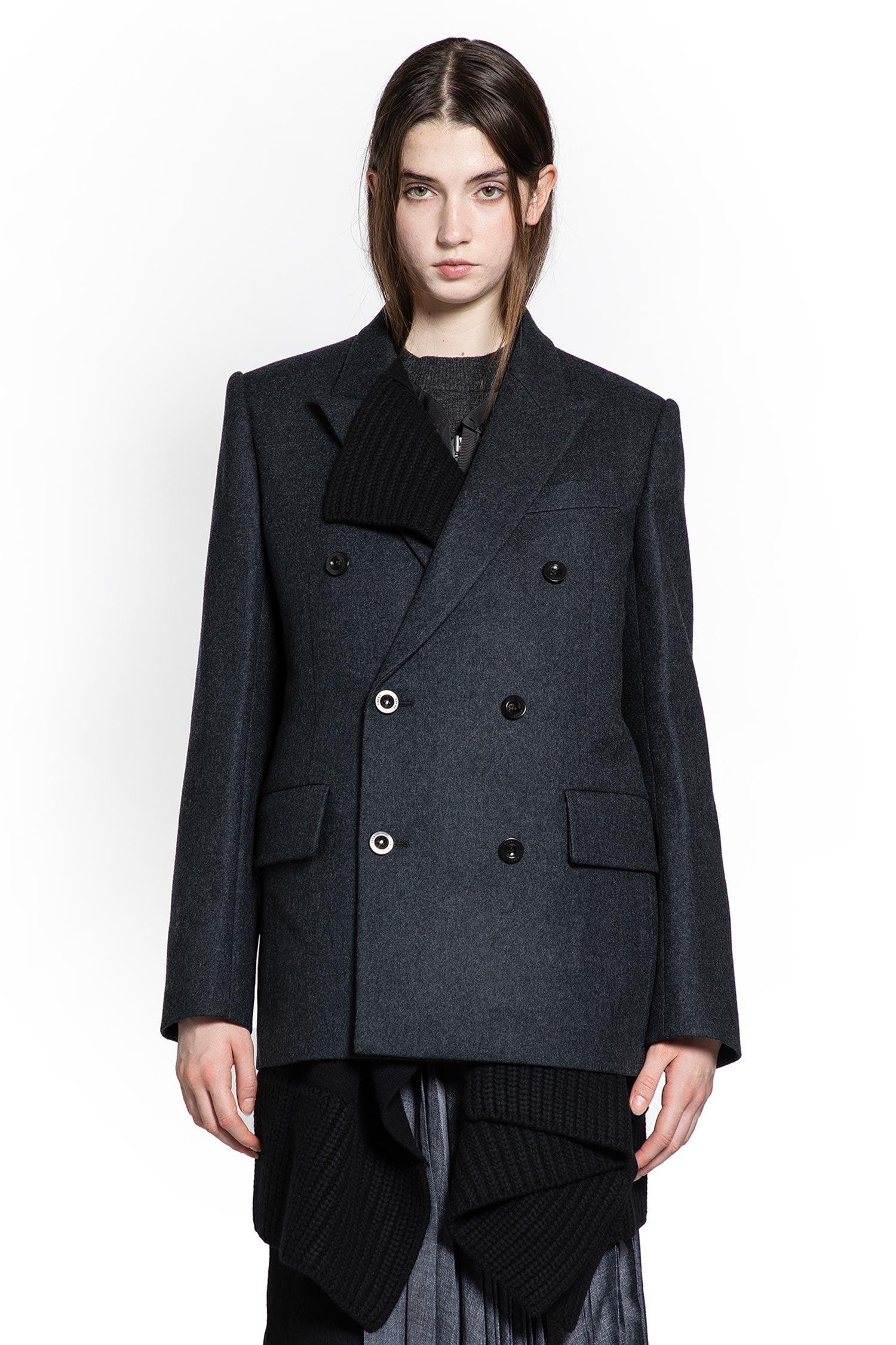 sacai-Black-Wool-Melton-X-Wool