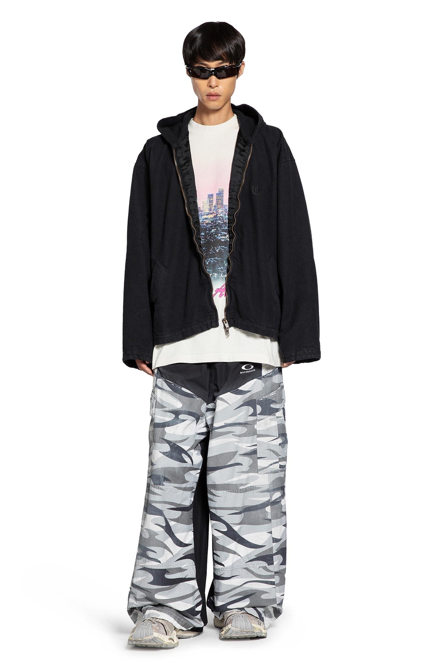 Balenciaga Cut-Up Cargo Tracksuit Pants in Grey for Men | Lyst UK