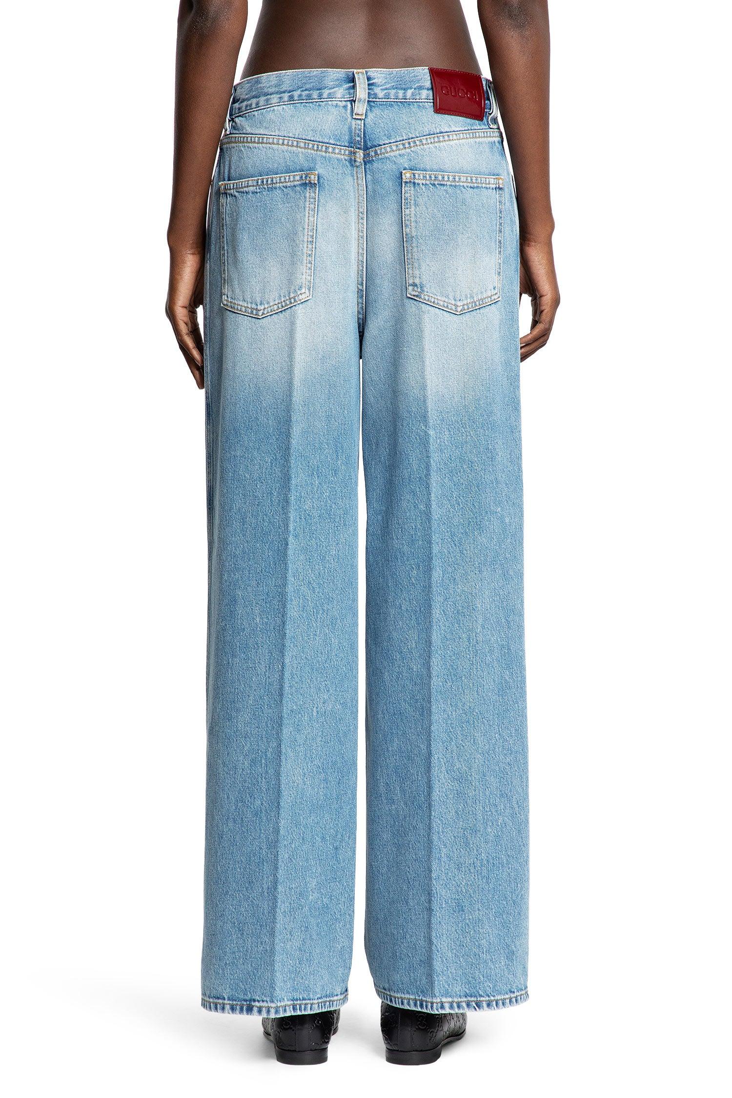 【関税＆送料込み】Gucci High-Waist Wide-Leg Jeans Gucci - Wide-leg jeans Denim - The Corner