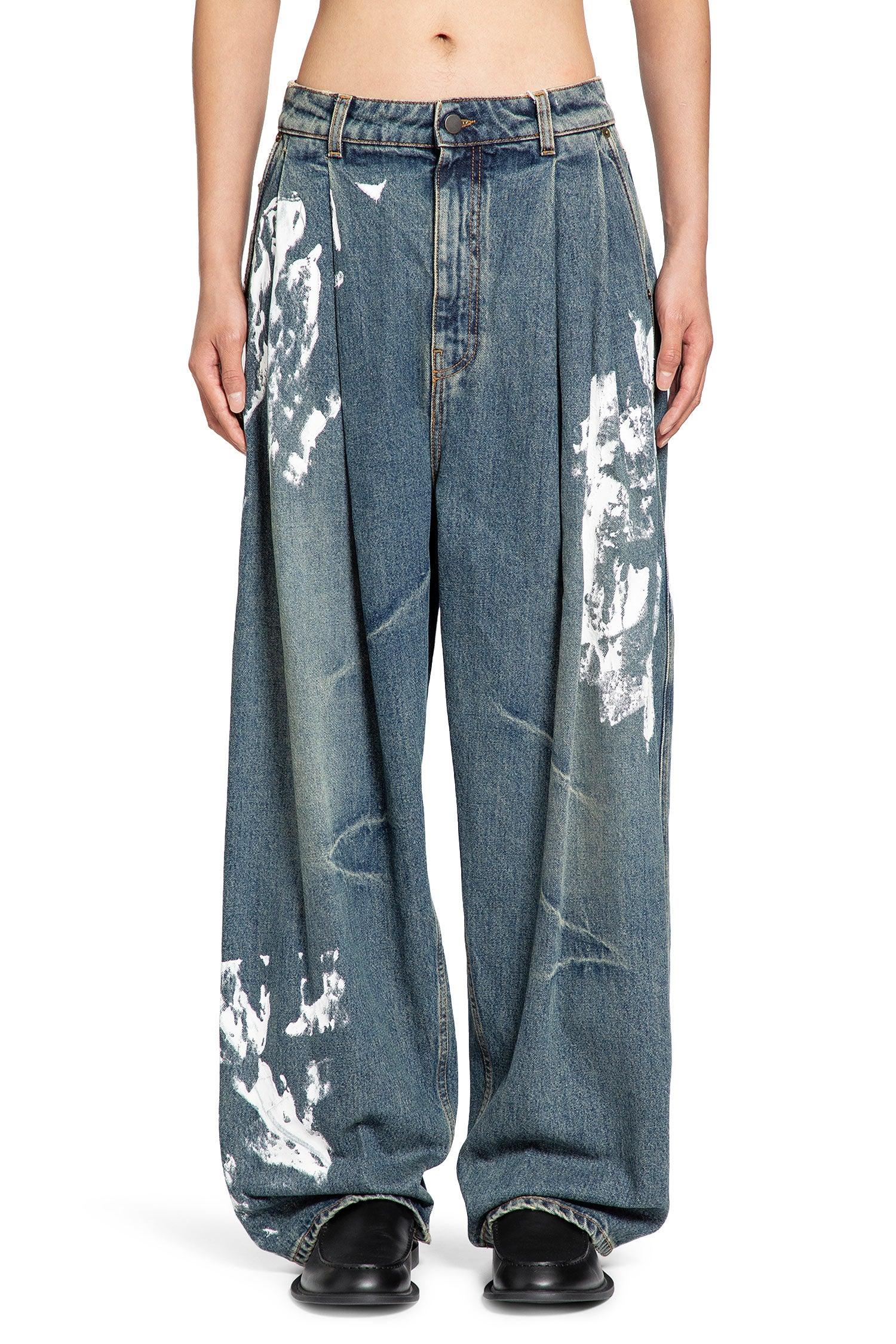 Hed Mayner Pleated Jeans in Blue for Men | Lyst