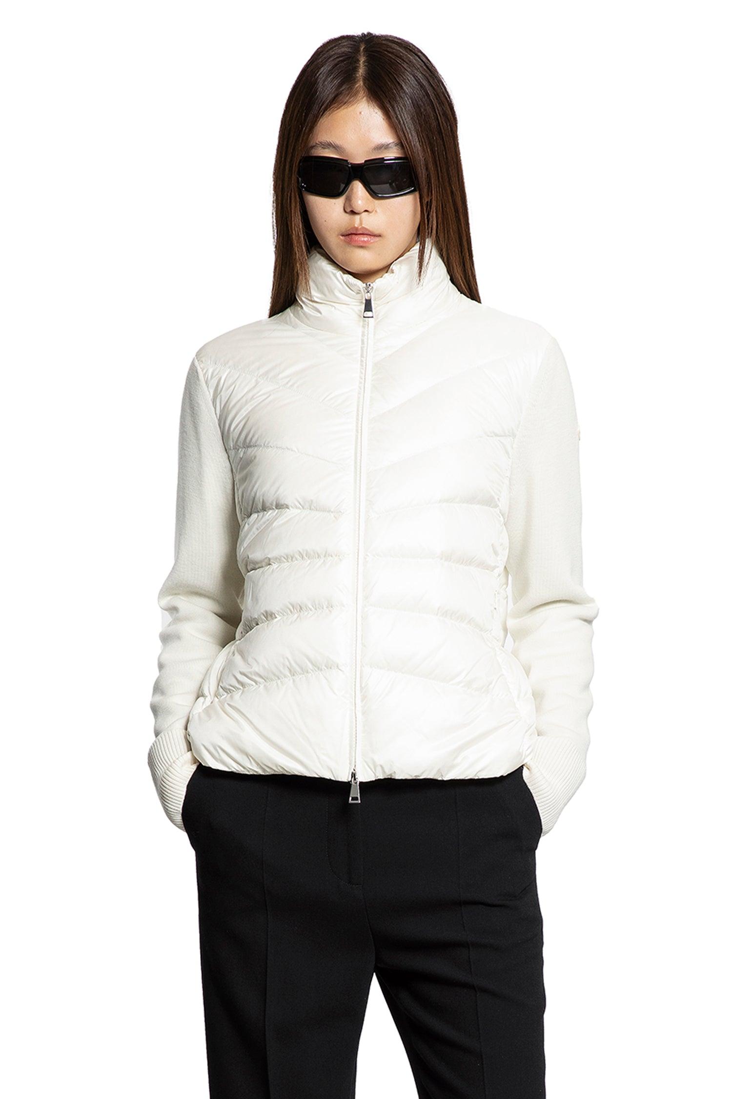 ジャケット MONCLER Women Jackets 1A00010 WHITE Moncler Maya 70th Anniversary Special Edition Short Down