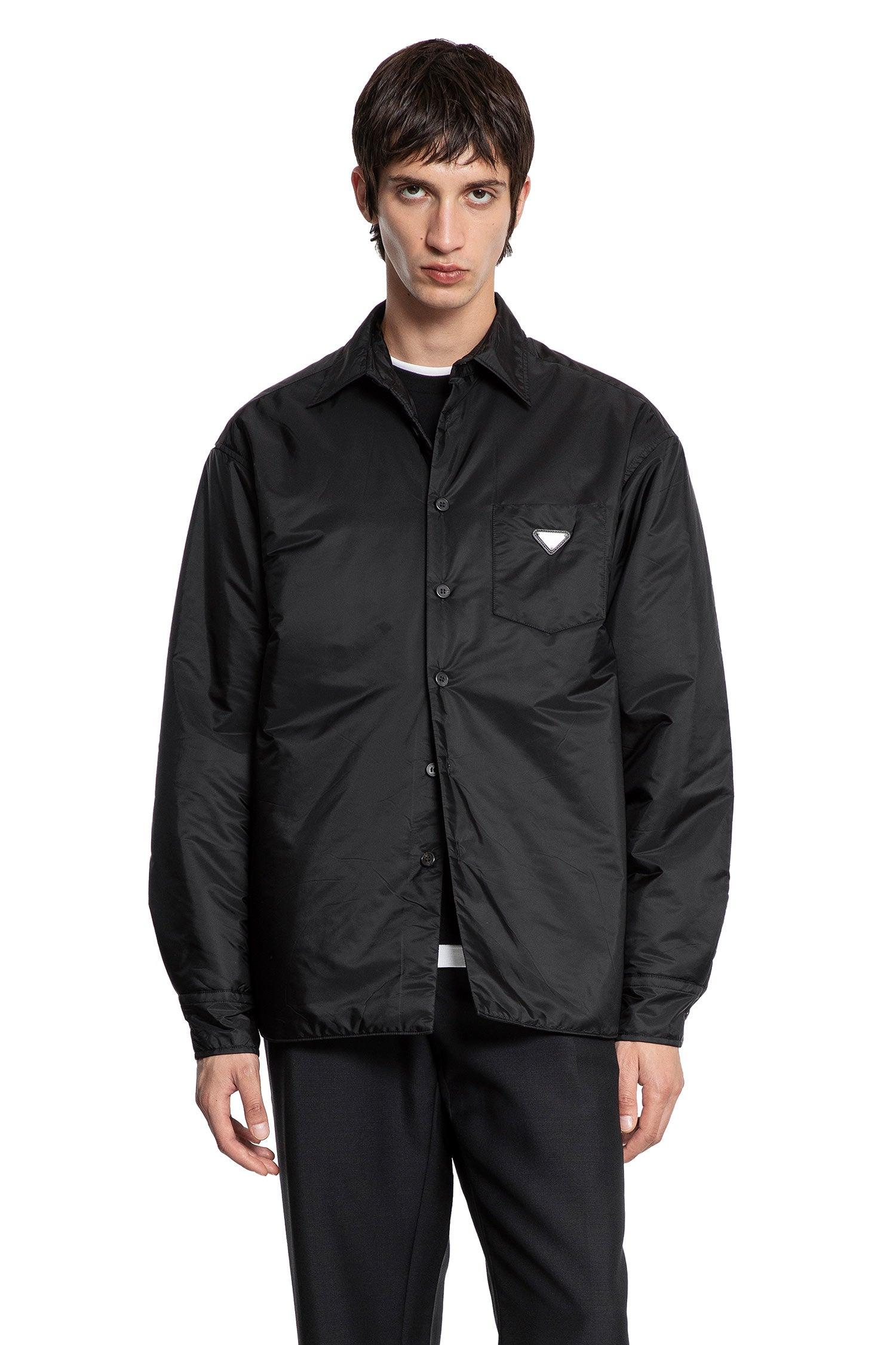 Prada Re-Nylon Coach Jacket in Black for Men | Lyst UK