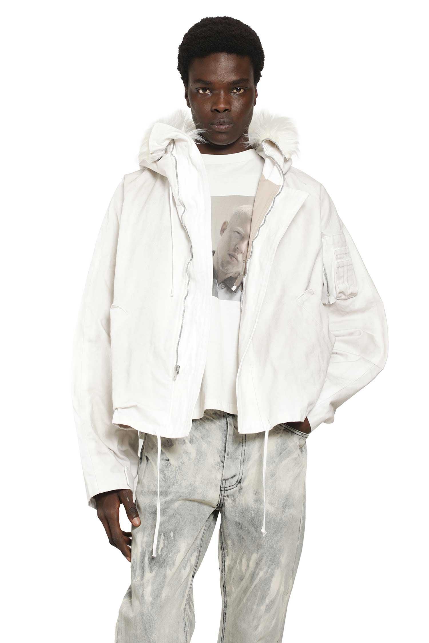 ALEXANDER DIGENOVA Helicopter Parka in White for Men | Lyst