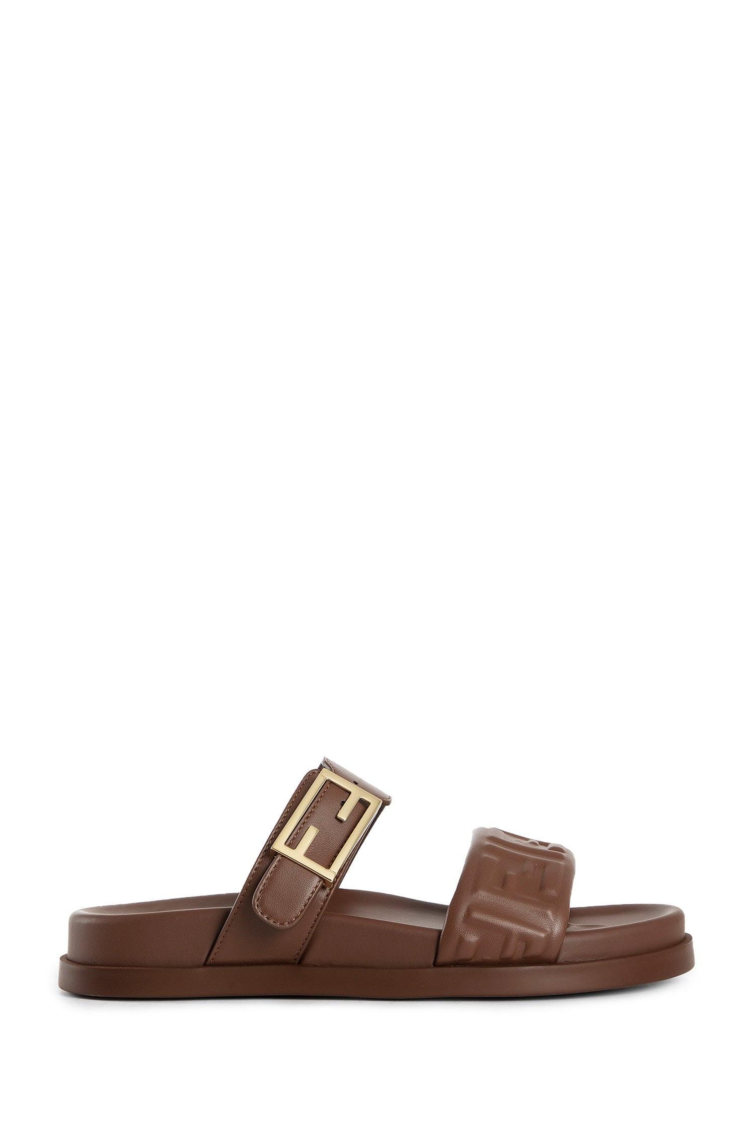 サンダル FENDI  Slippers and Clogs Men Rubber Brown/Mud Fendi Slippers and Clogs Men Fabric Brown/Black | B-Exit – B