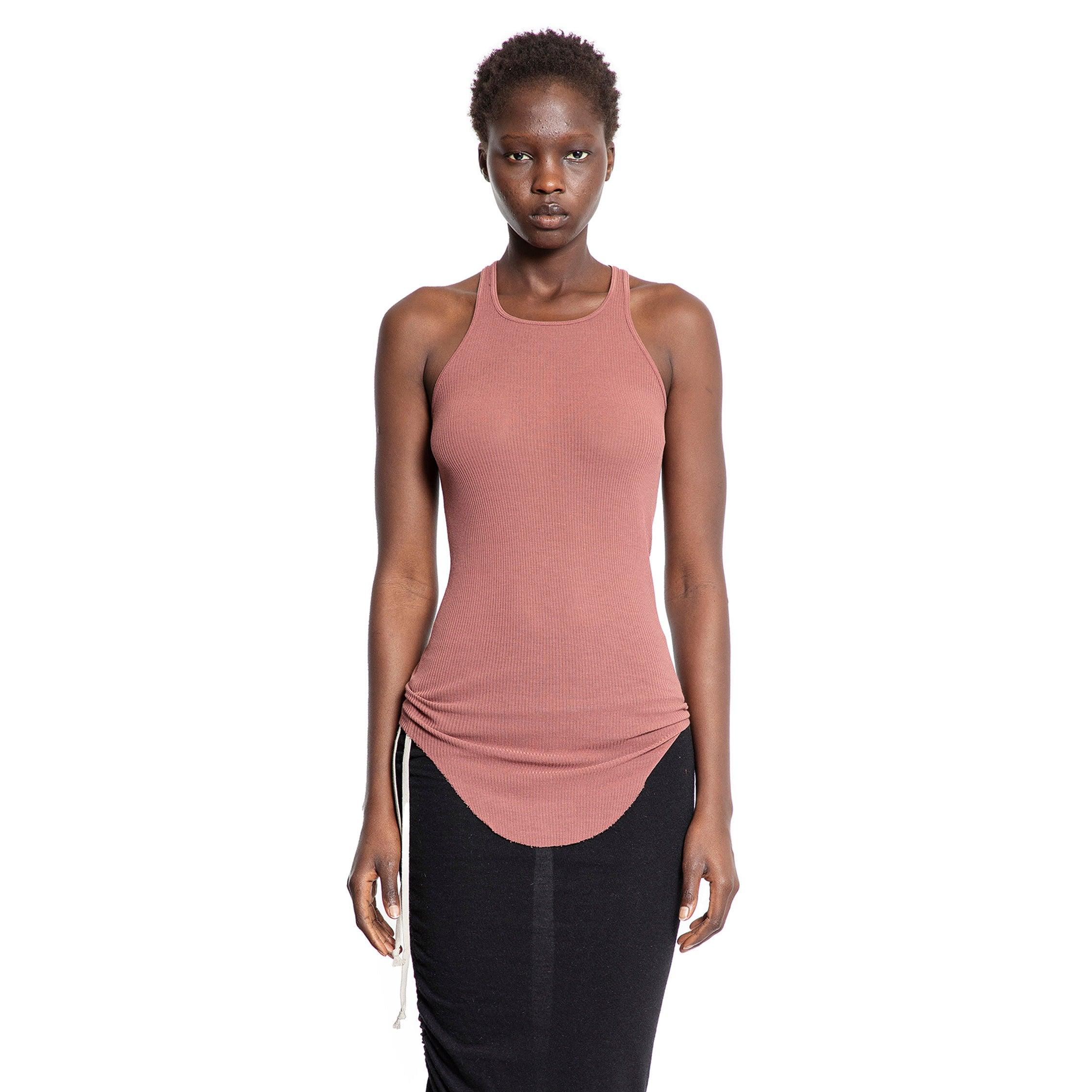 Rick Owens Concordians Rib Tank in Red | Lyst UK