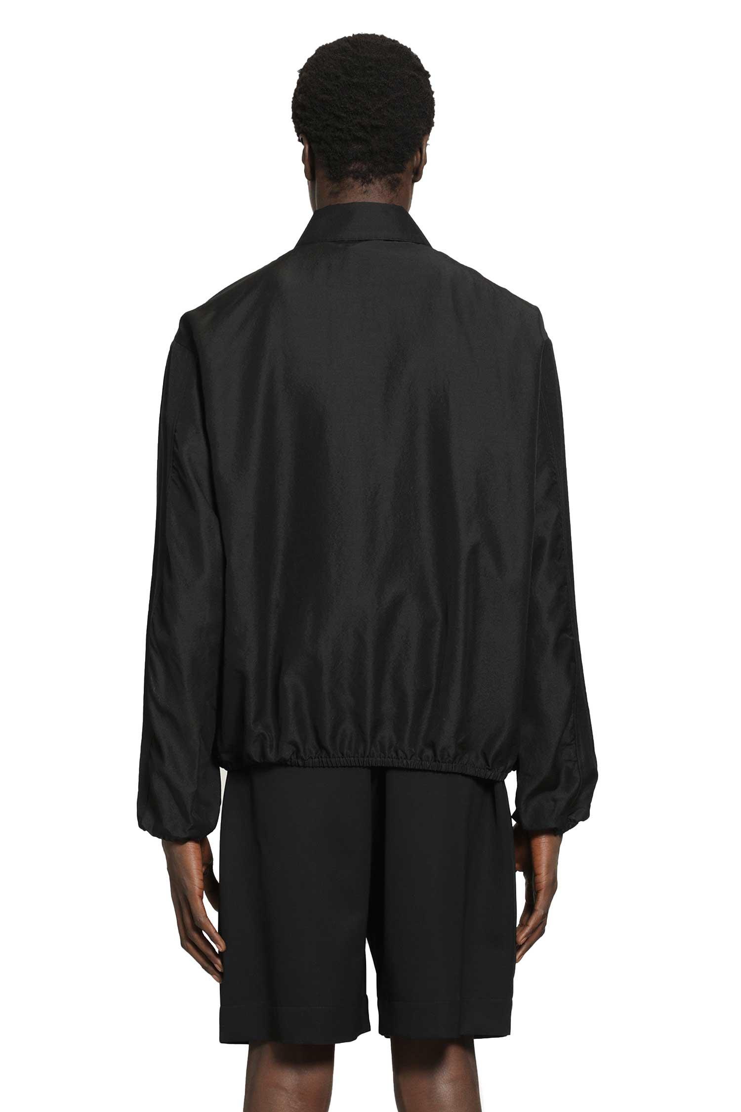 ジャケット・アウター Ssstein WOOL SILK COLLARED ZIP JACKET S Ssstein Wool Silk Collared Zip Jacket in Black for Men | Lyst
