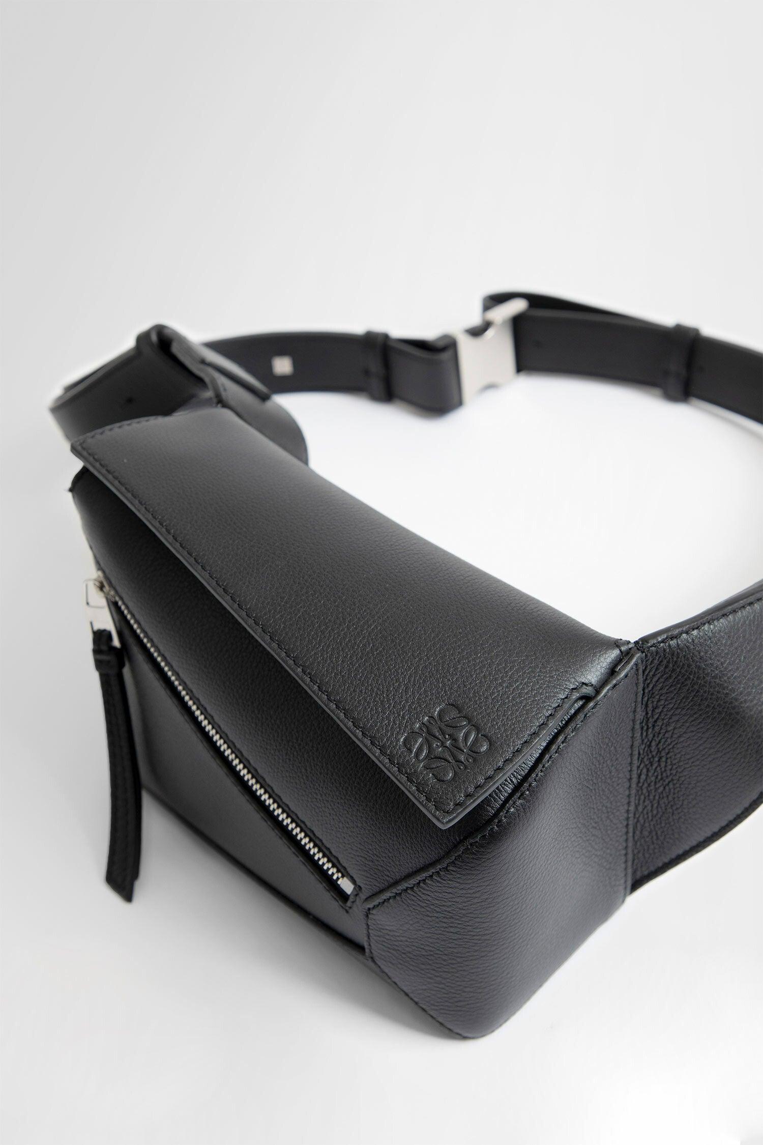Small black store fanny pack
