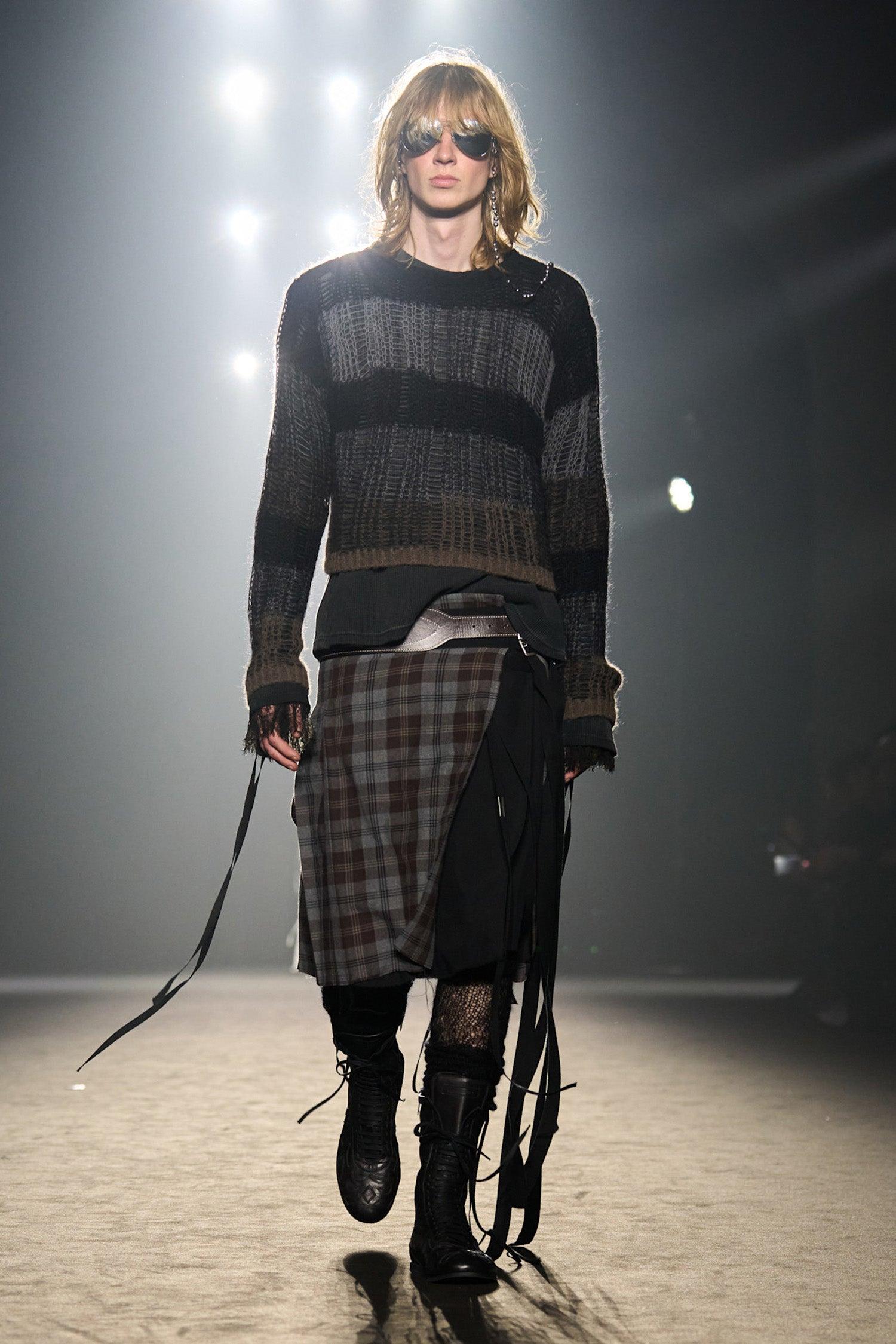 Ann Demeulemeester Runway Cable Knit Ann Demeulemeester Poliet 