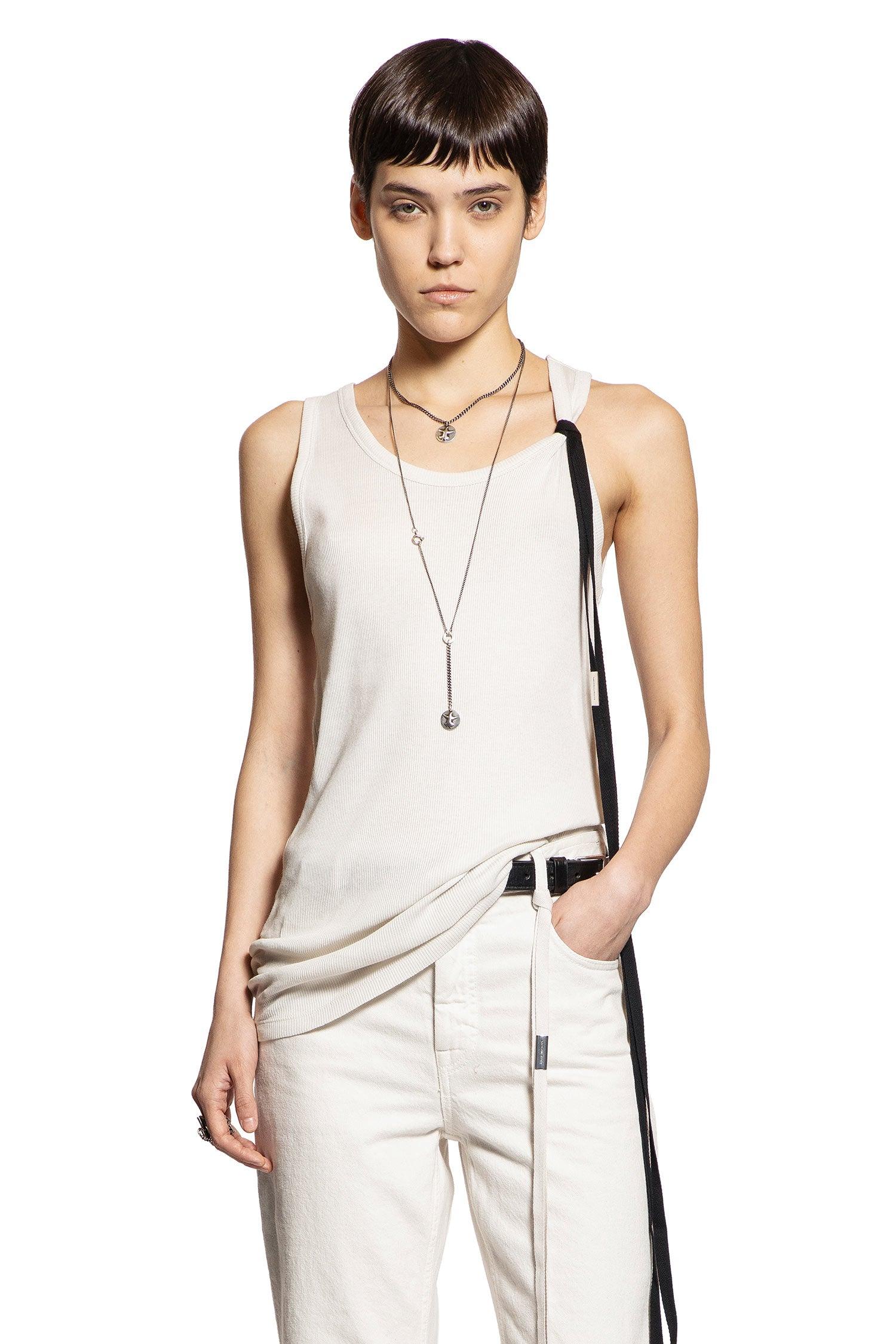 Ann Demeulemeester Seva Tank Top in White | Lyst