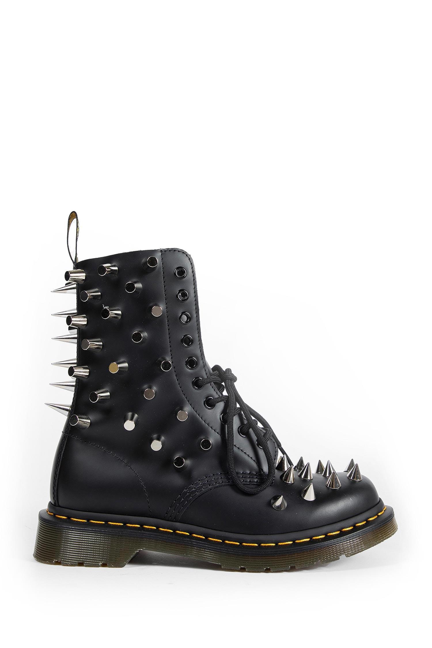 Junya Watanabe Dr. Martens Leather Lace-Up Boots in Black | Lyst