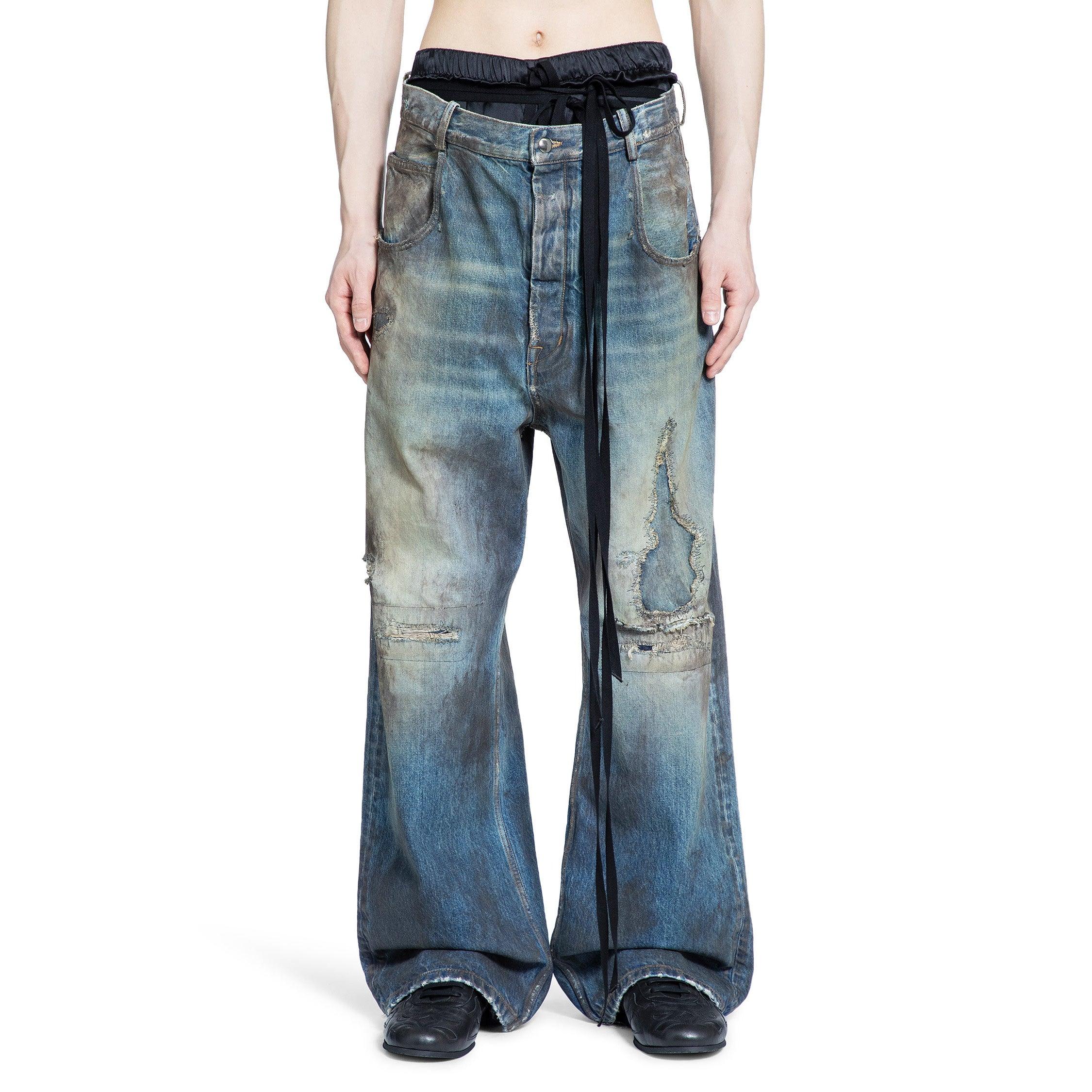Ann Demeulemeester Olan 5 Pocket High Comfort Jeans in Blue for
