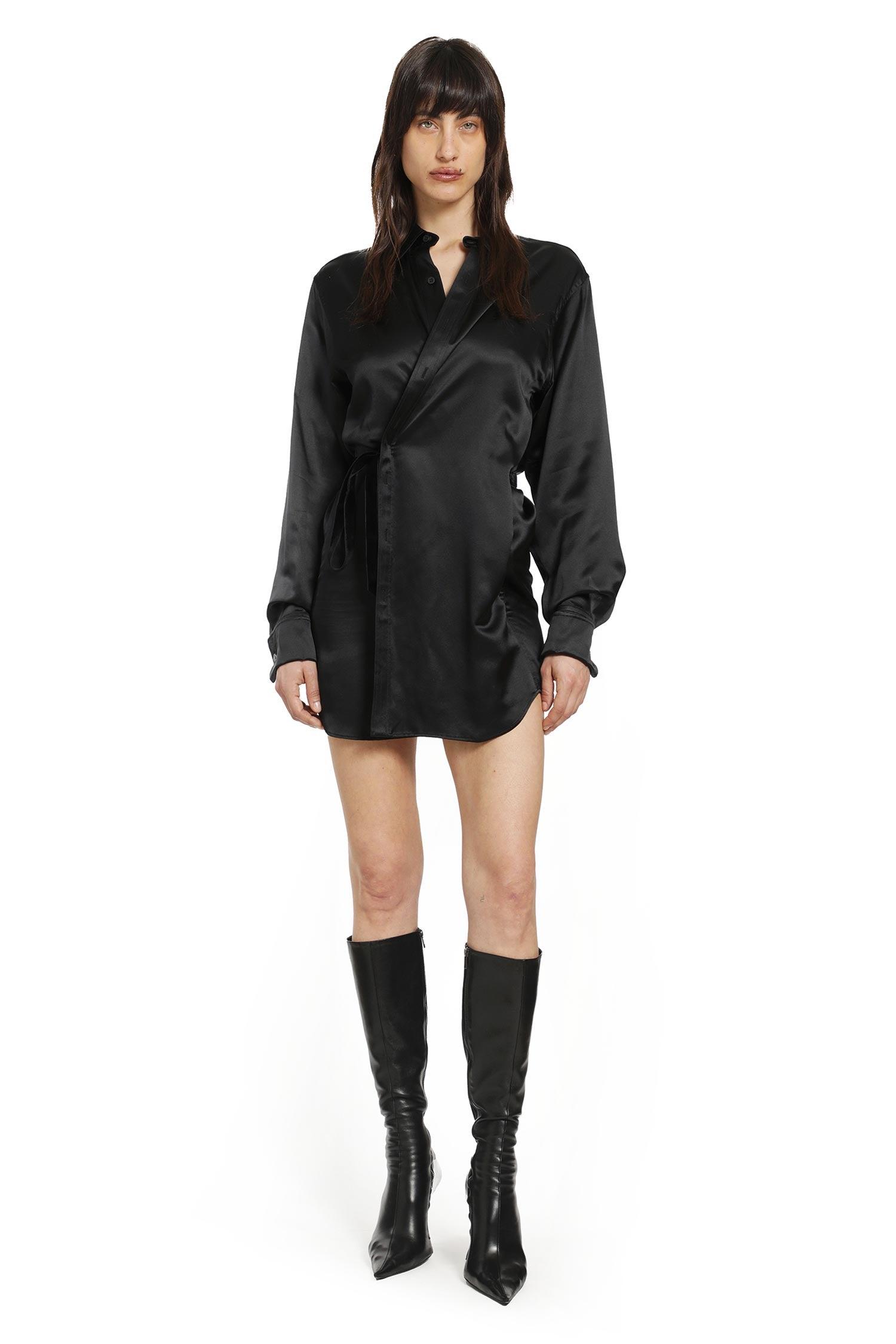 Balenciaga Faux Leather Dresses for Women | Lyst