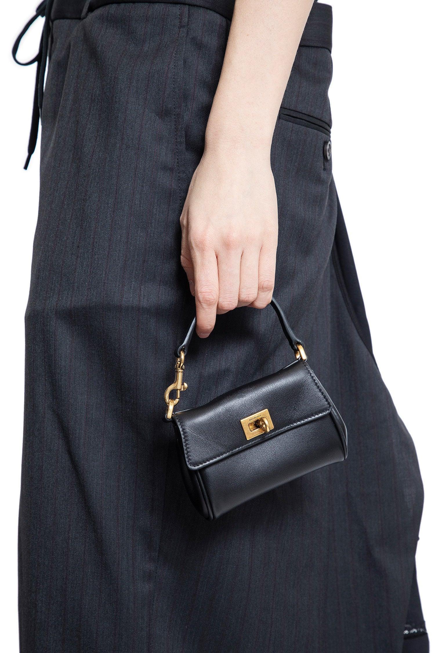【 BALENCIAGA 】 Rodeo Micro Bag Charm in Black Women's Rodeo Micro Bag Charm in Black | Balenciaga US