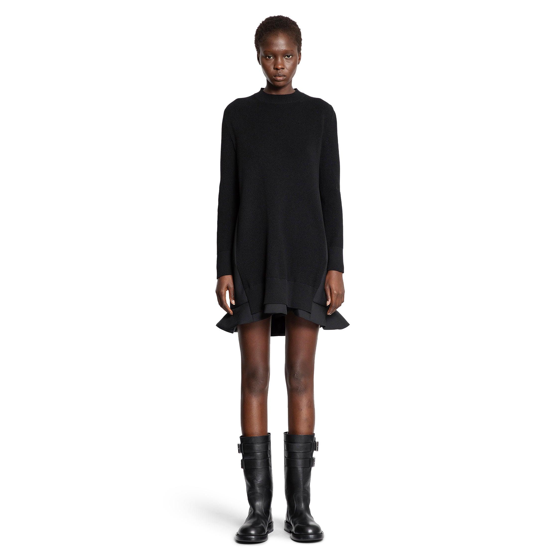 sacai-Black-Suiting-Mix-Knit-